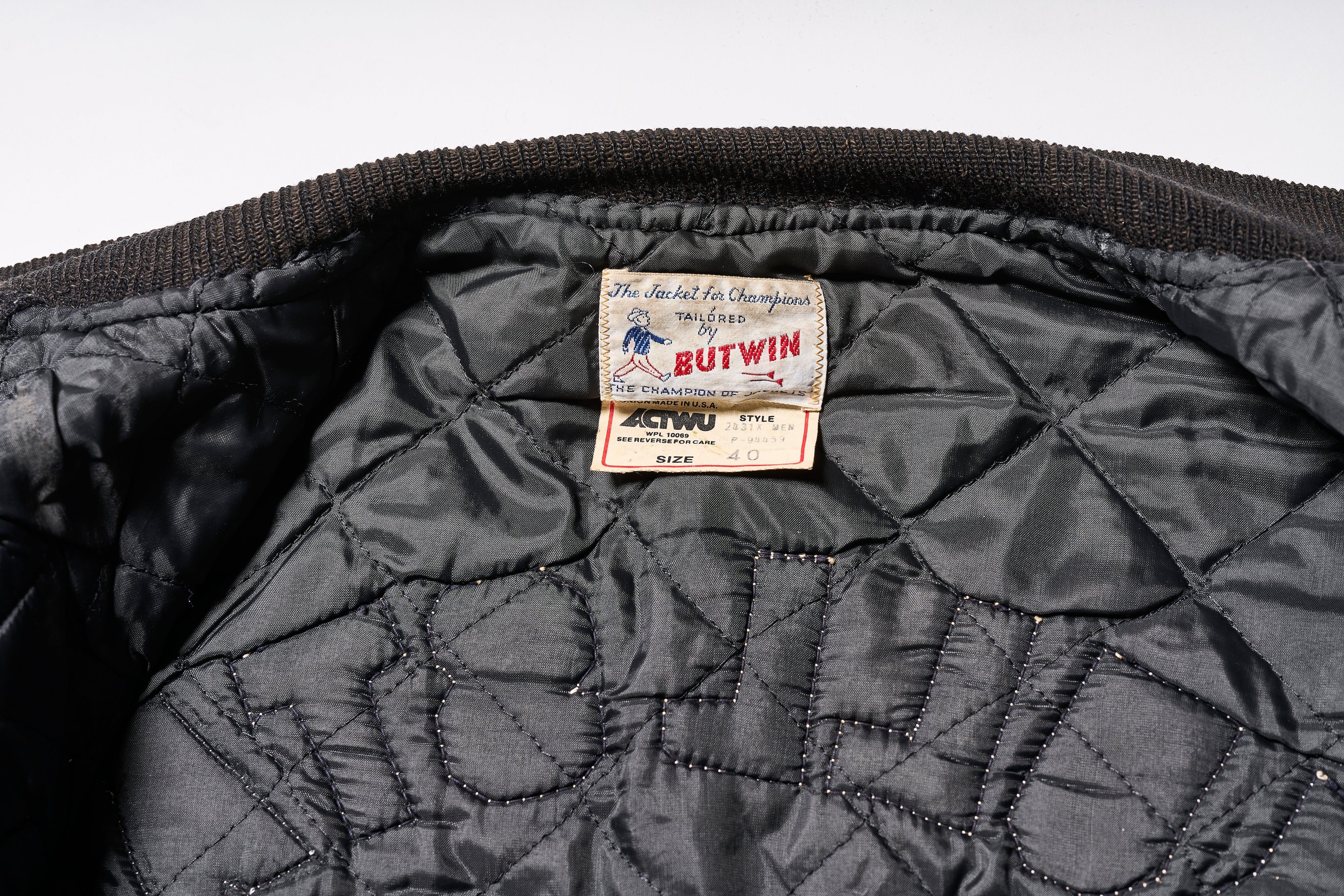 1980s BUTWIN VARSITY JACKET ”SKULL”