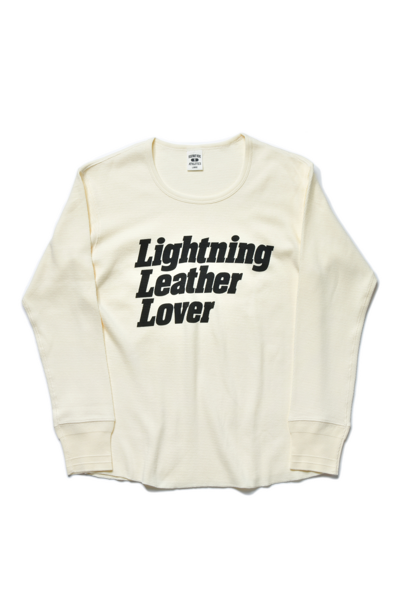 Lightning Leather Lover ロングTシャツ ハニカムサーマル