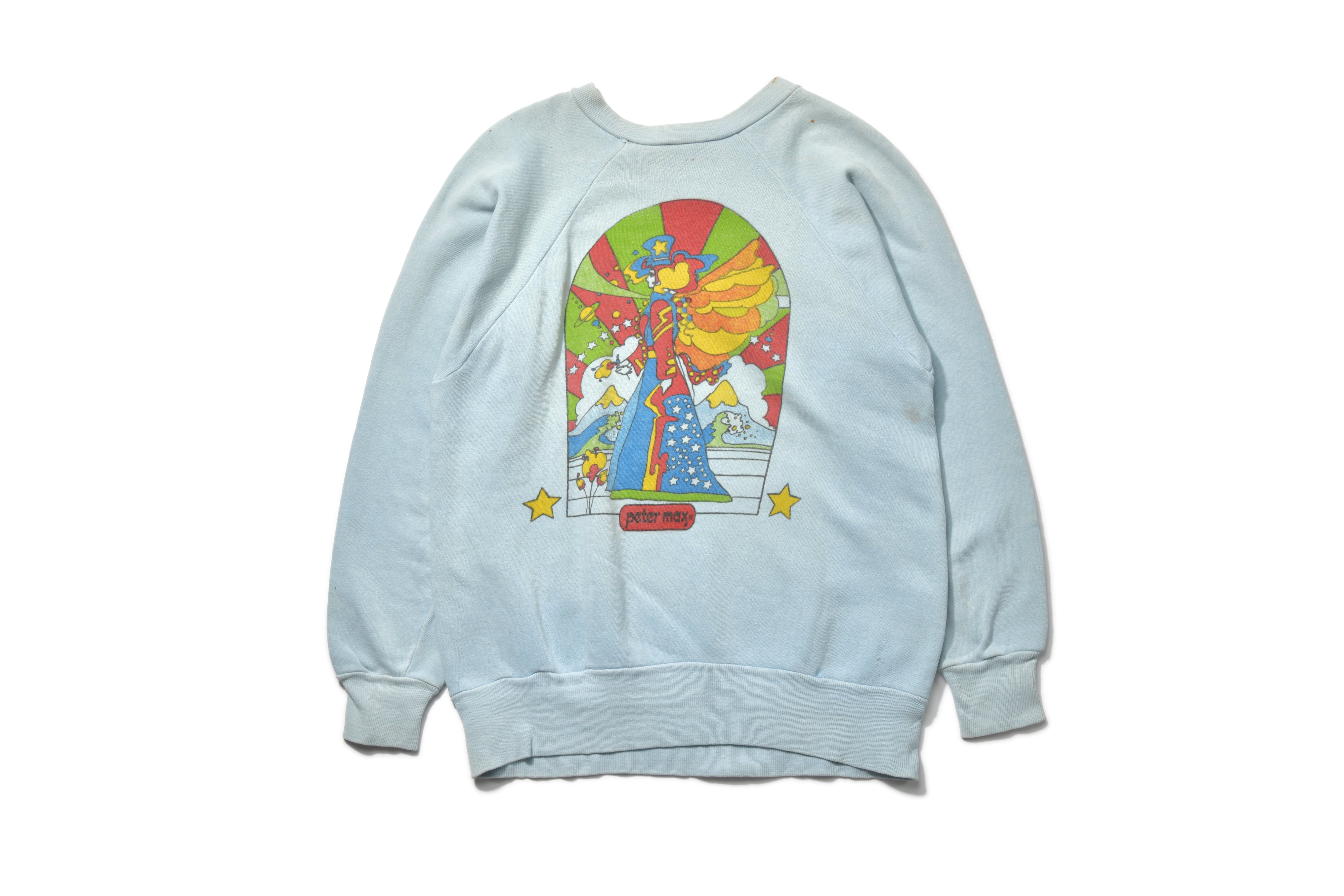 1970s Peter Max Print Sweat Shirt