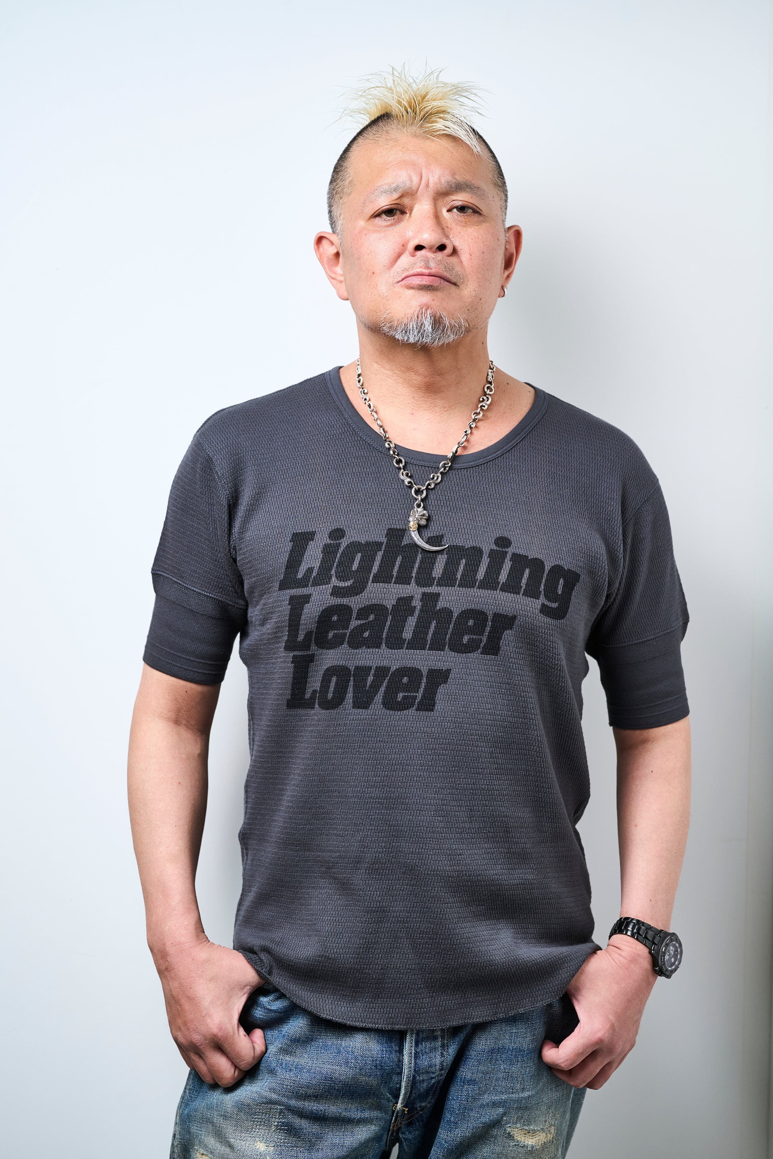 Lightning Leather Lover Tシャツ ハニカムサーマル