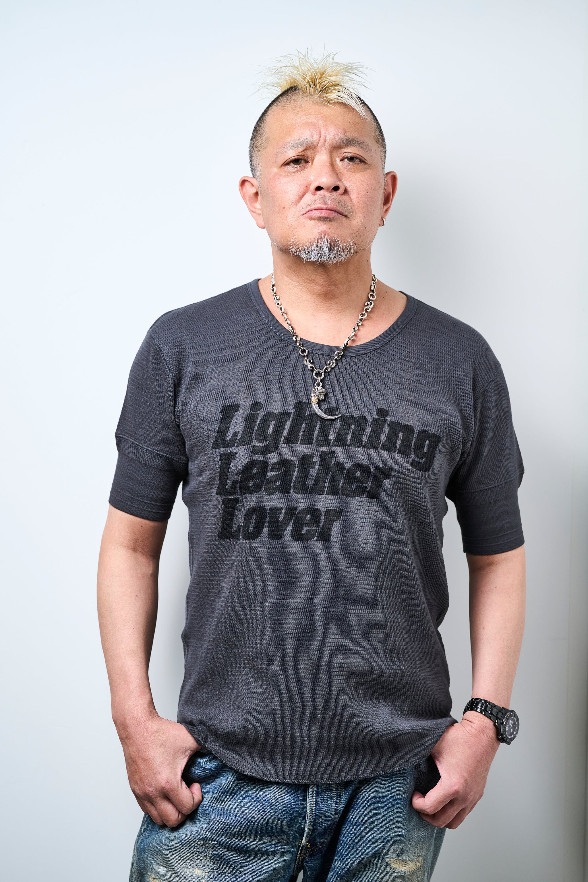 Lightning Leather Lover Tシャツ ハニカムサーマル – CLUB Lightning