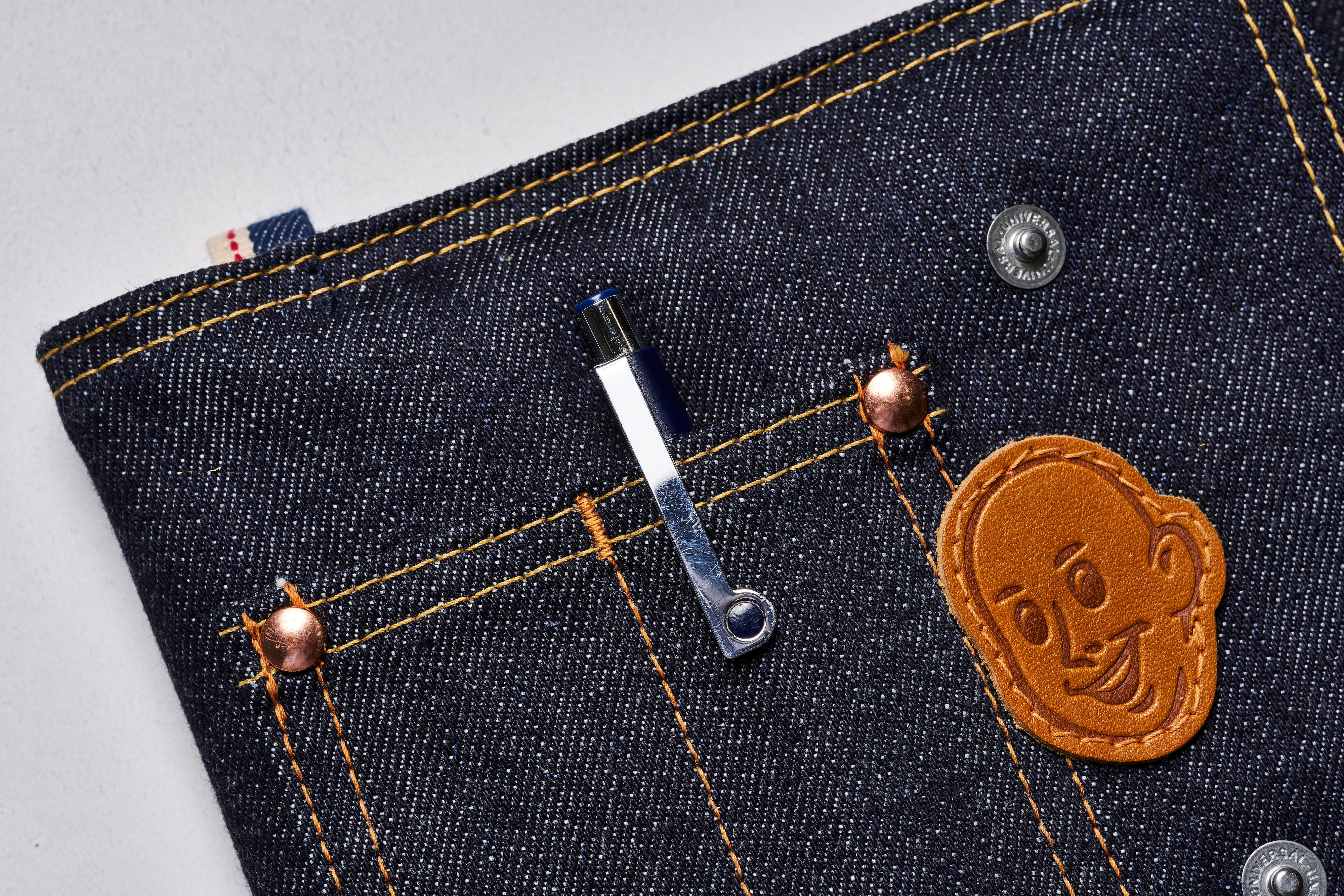 YAMANE INDUSTRIES × LightningセルビッジデニムノートカバーA5（ノート付き）
