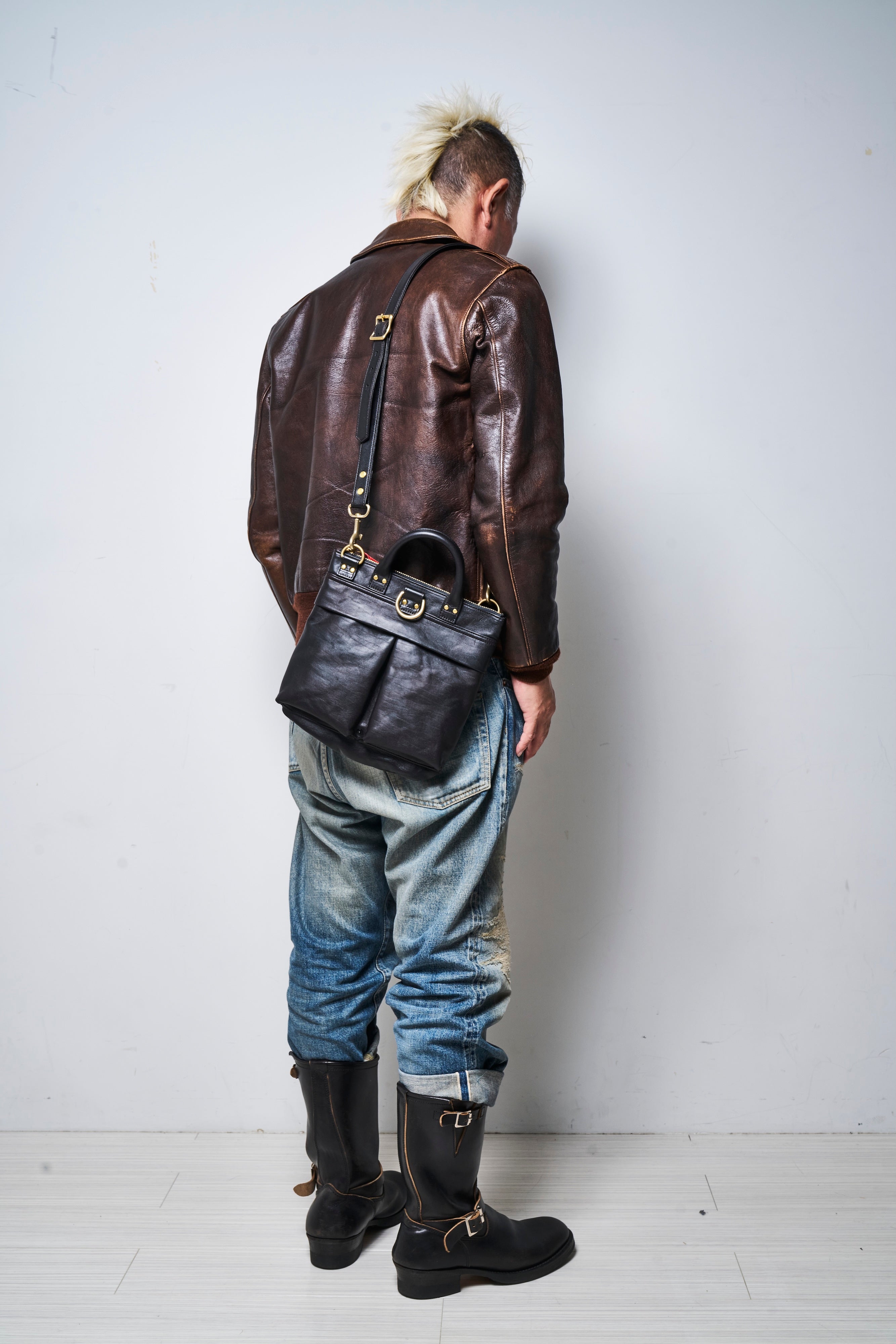 池田工芸×Lightning 純国産「赤茶芯」ホースハイド RED T-Core Leather Lover Minimet Bag【公式オンライン限定】
