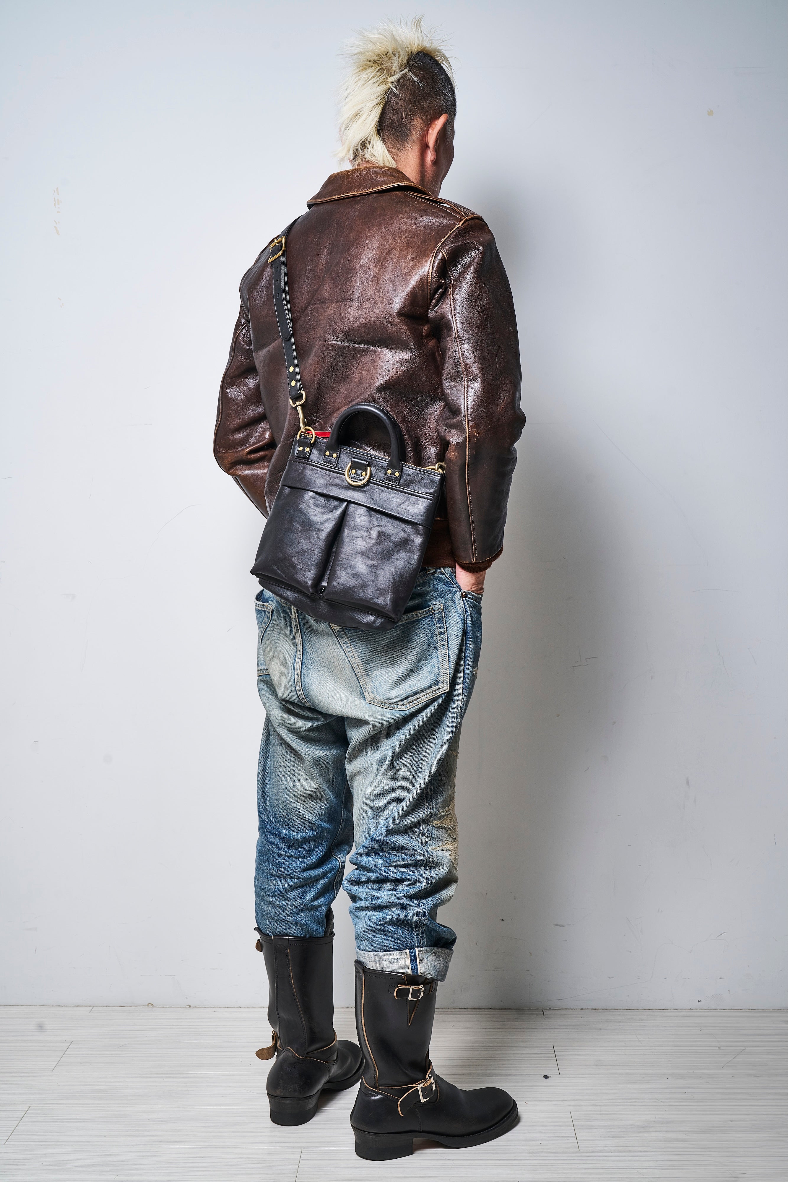 池田工芸×Lightning 純国産「赤茶芯」ホースハイド RED T-Core Leather Lover Minimet Bag【公式オンライン限定】