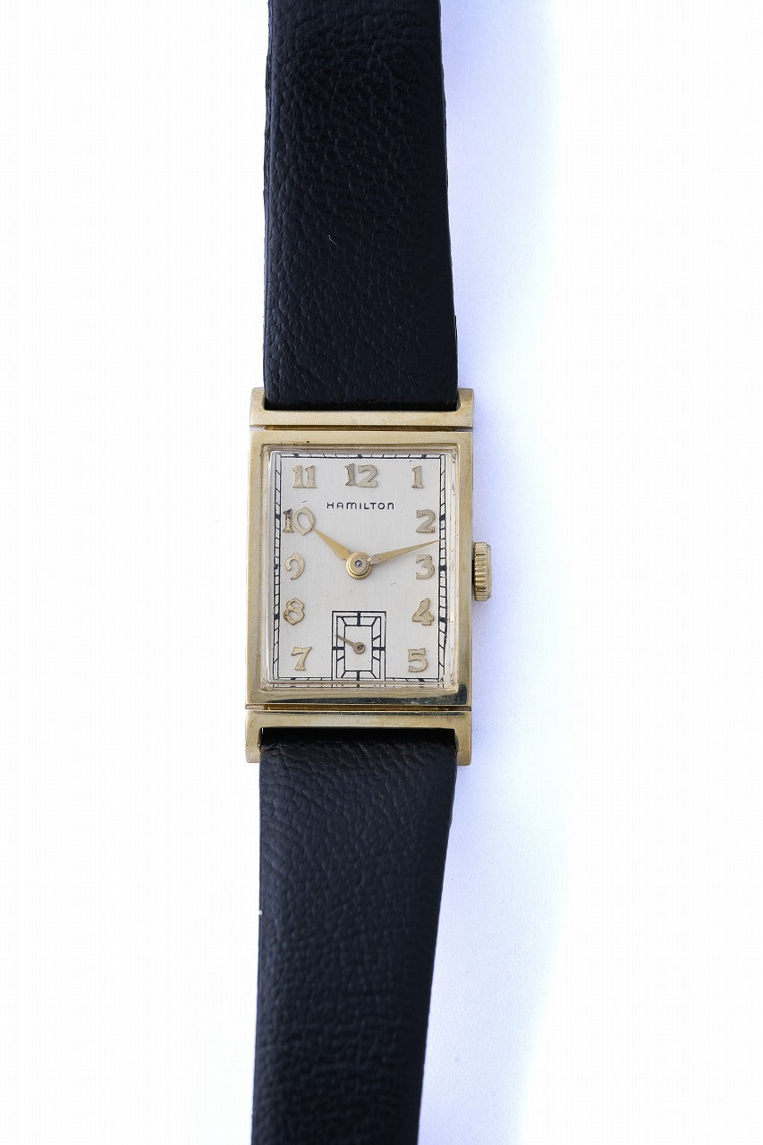 1940s HAMILTON “GILBERT” 14Kスモセコ手巻きウォッチ