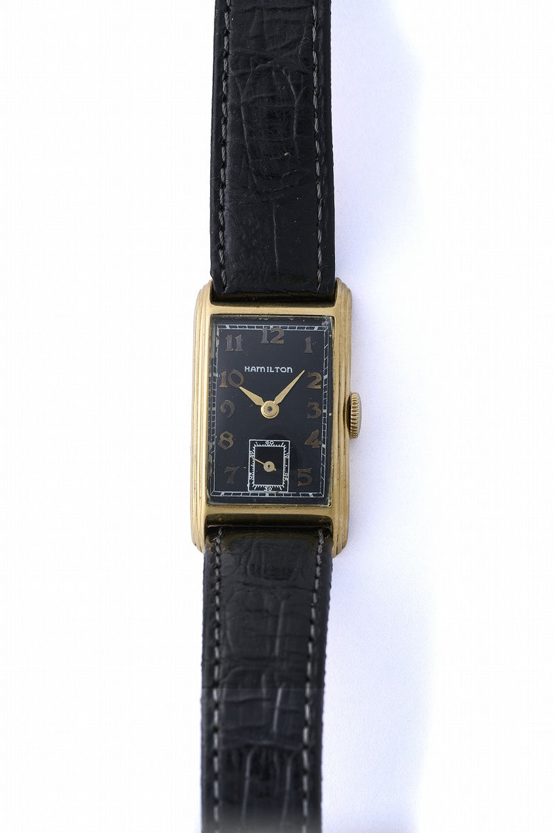 1940s HAMILTON “GILBERT” 14Kスモセコ手巻きウォッチ 