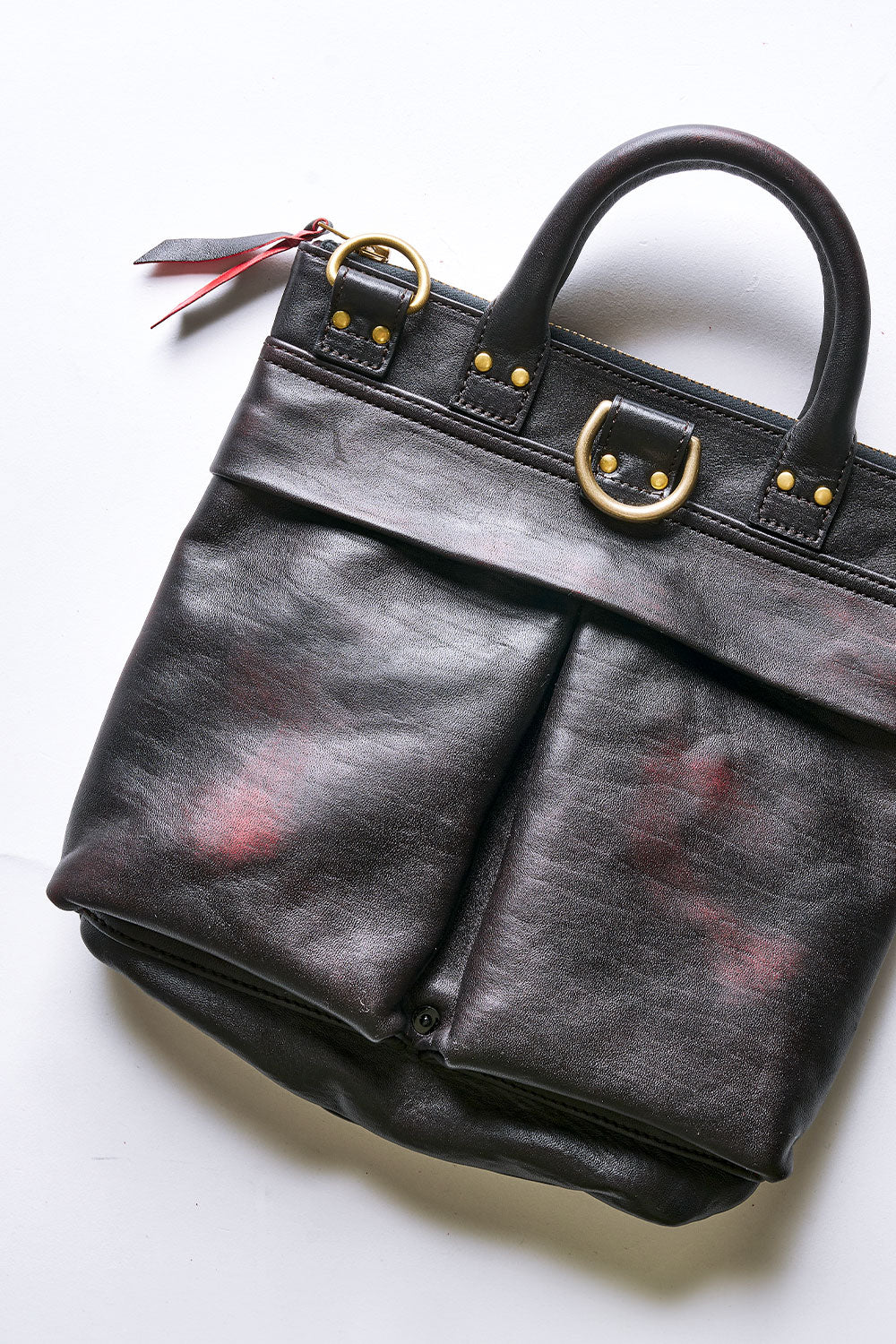 池田工芸×Lightning 純国産「赤茶芯」ホースハイド RED T-Core Leather Lover Minimet Bag【公式オンライン限定】