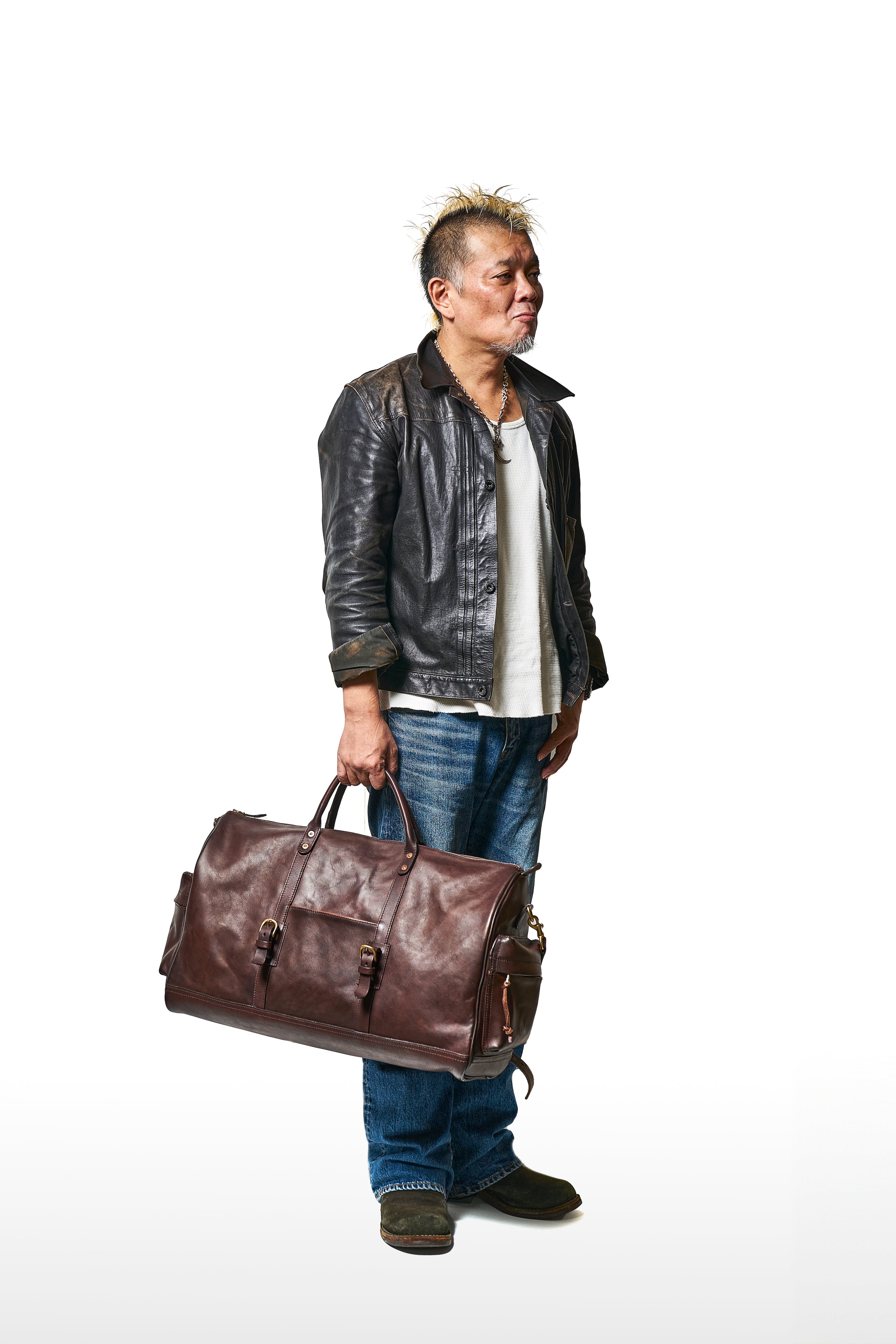 【Lightning30周年企画】vasco × Lightning Leather Lover Boston Bag