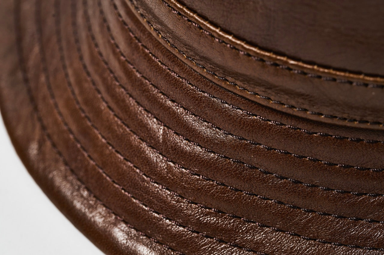 BRUNEL & CO. HATMAKERS × 新喜皮革 × モヒカン小川　茶芯馬革バケットハット