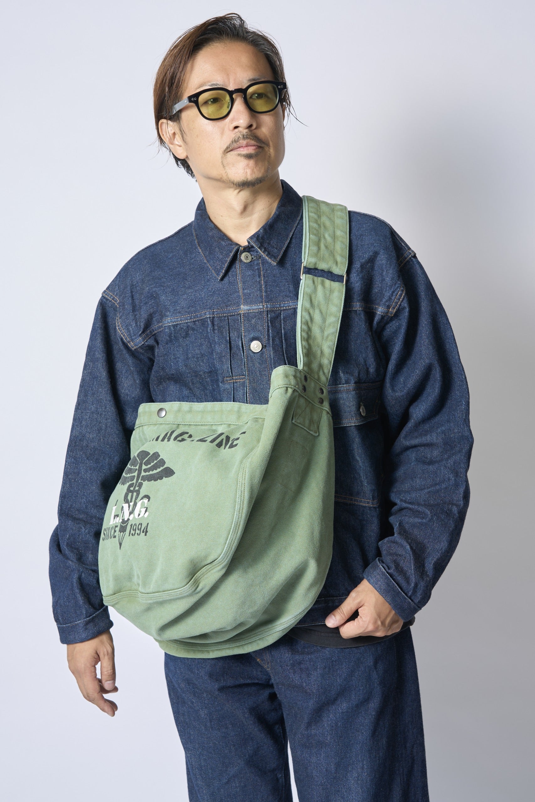 California Sportswear × Lightning ニュースペーパーバッグ（Military）