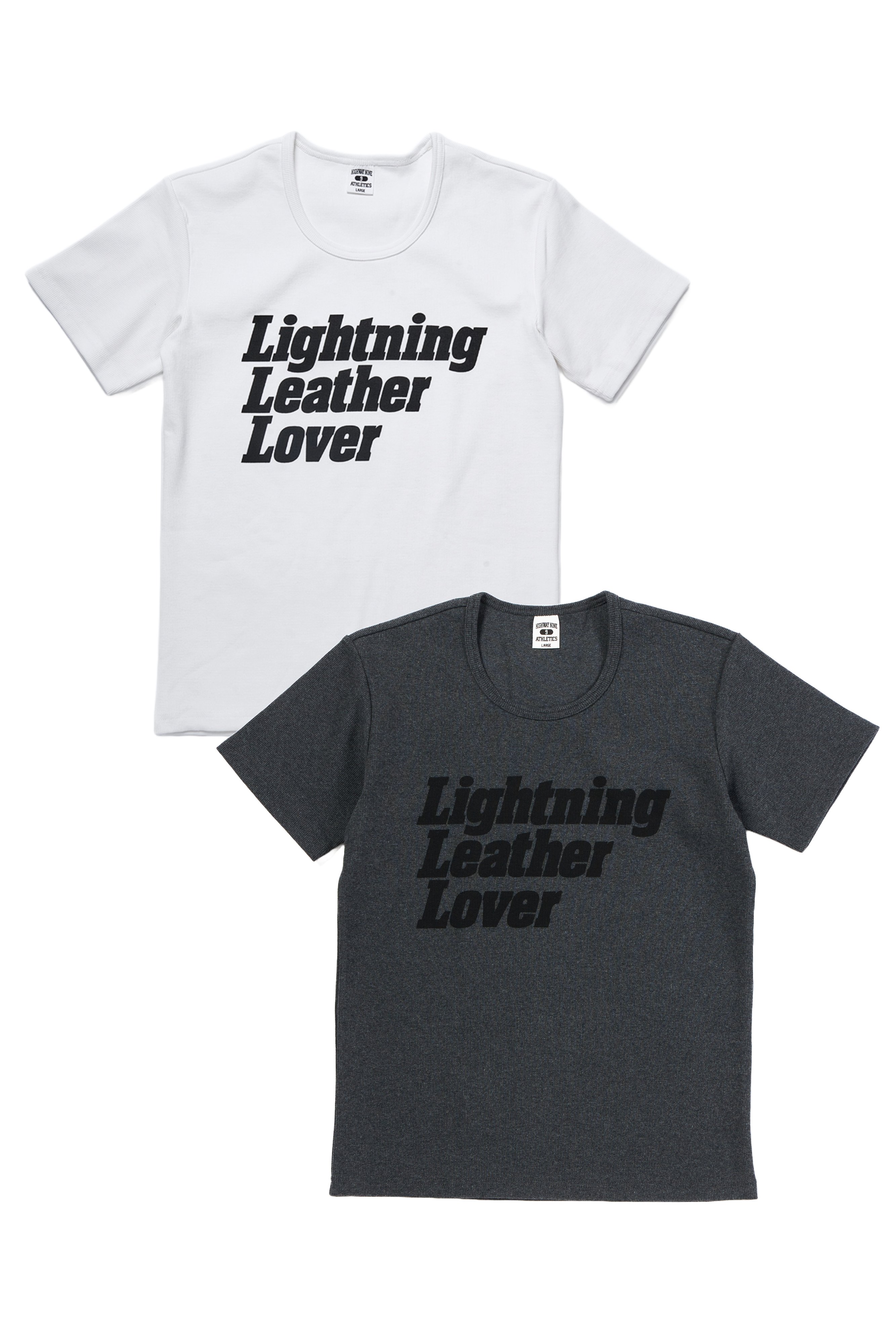 Lightning Leather Lover Tシャツ リブフライス