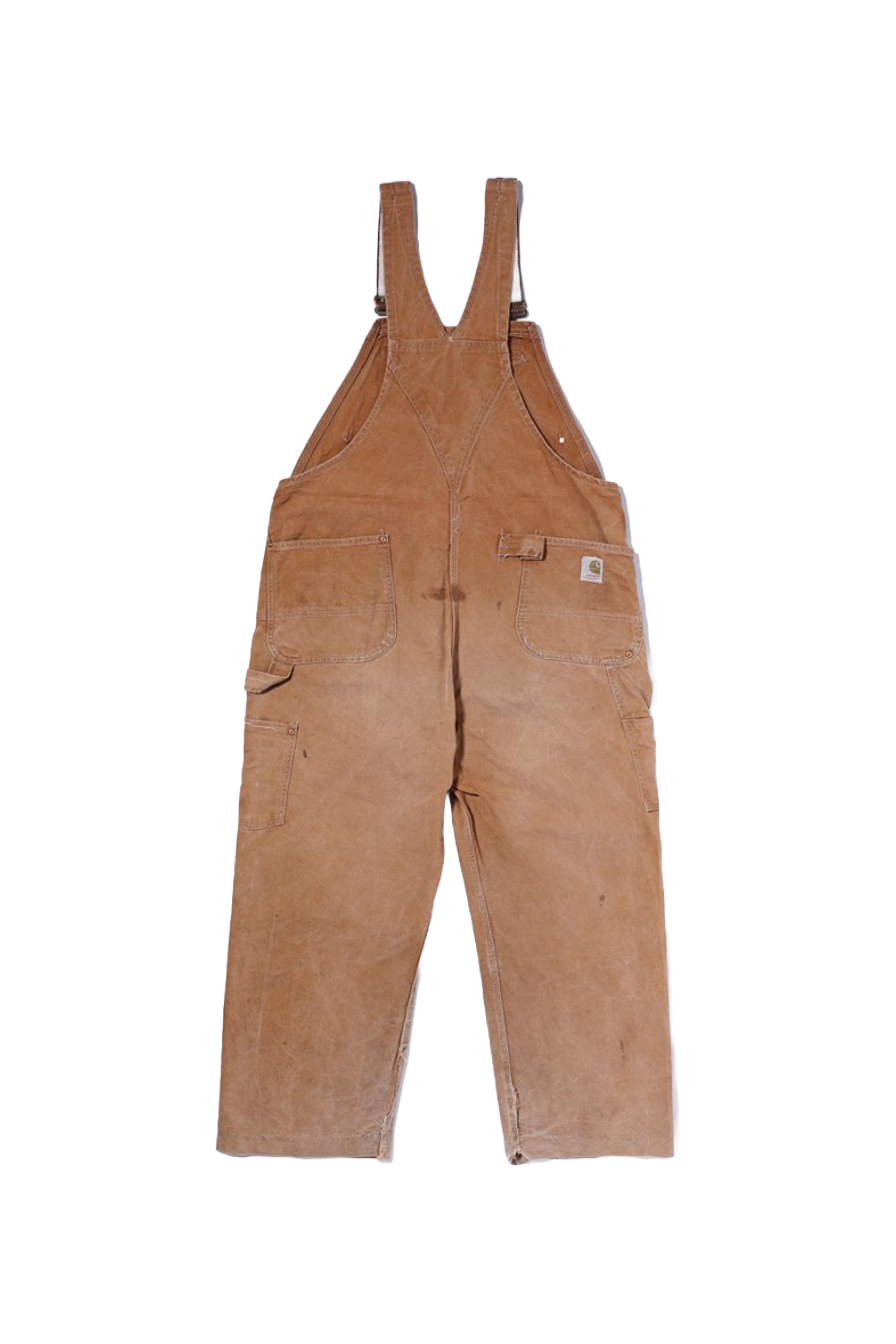 Carhartt ブラウン オーバーオール 30x30 新品未使用 ヴィンテージCarharttカーハートブラウンダックオーバーオール