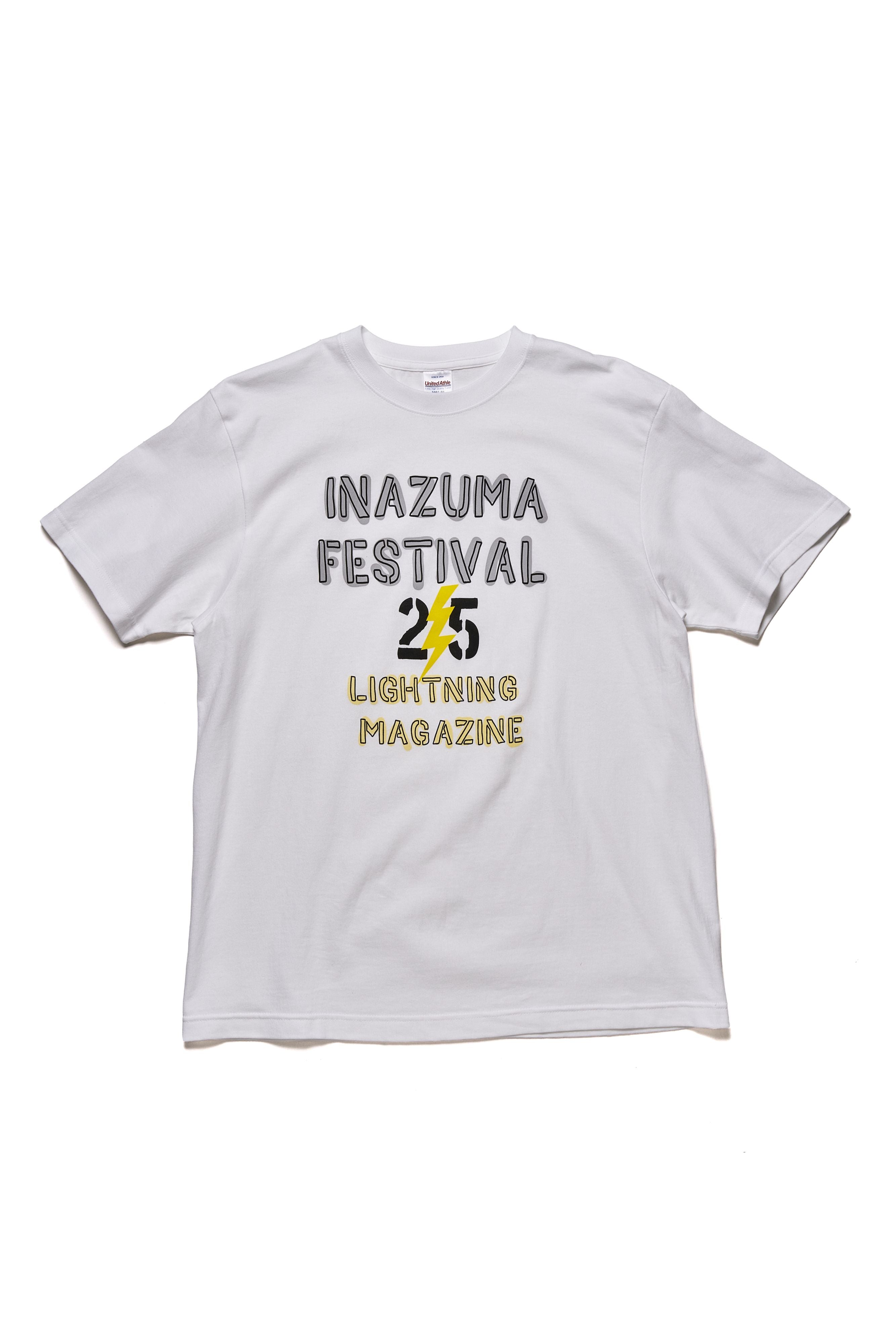 【Lサイズ】CENTRAL FEST2025 オフィシャルTシャツ（WHITE） 稲妻フェスティバル2025 Tシャツ