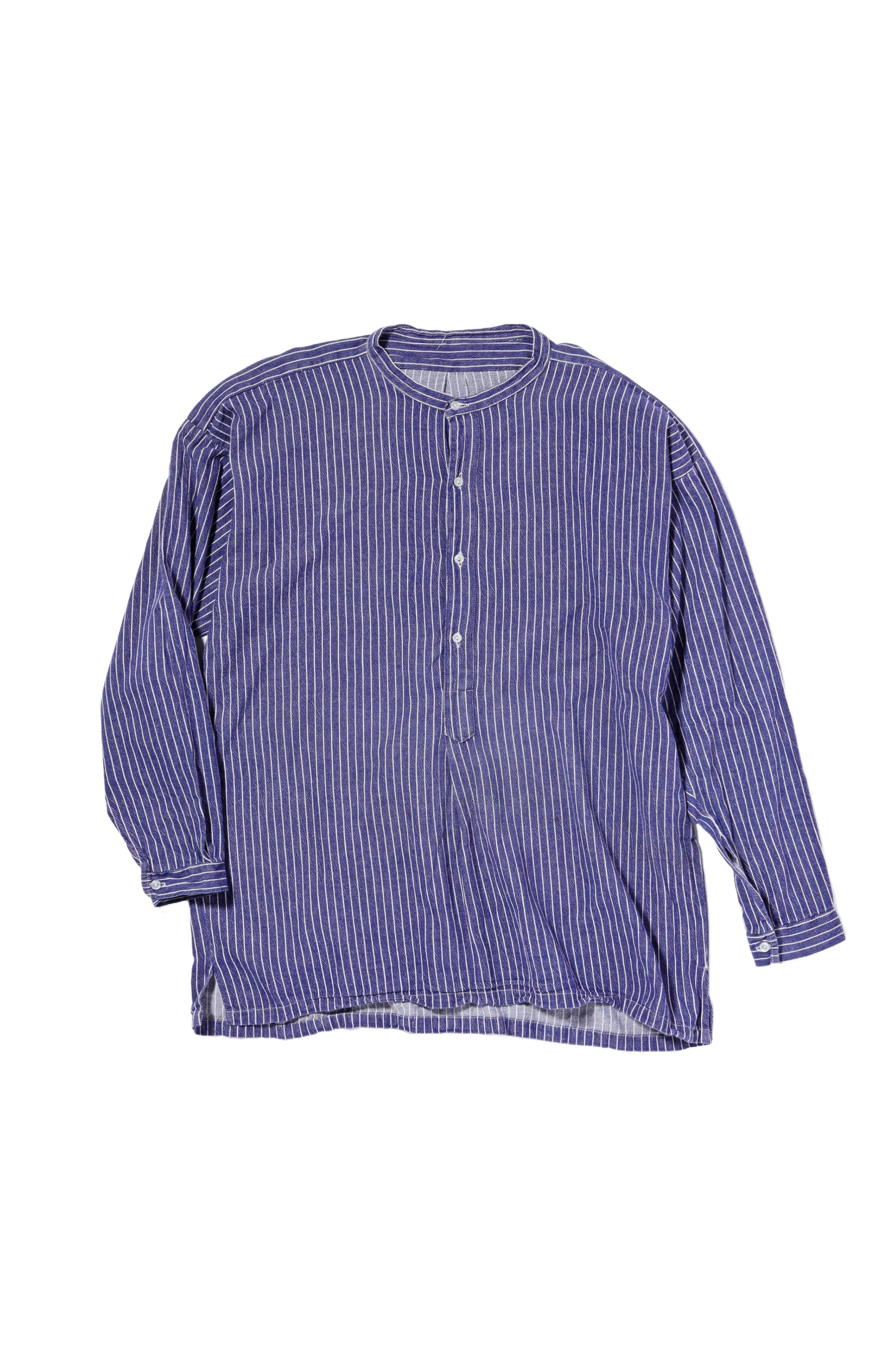 バンドカラープルオーバー ヴィンテージスリーピングシャツ