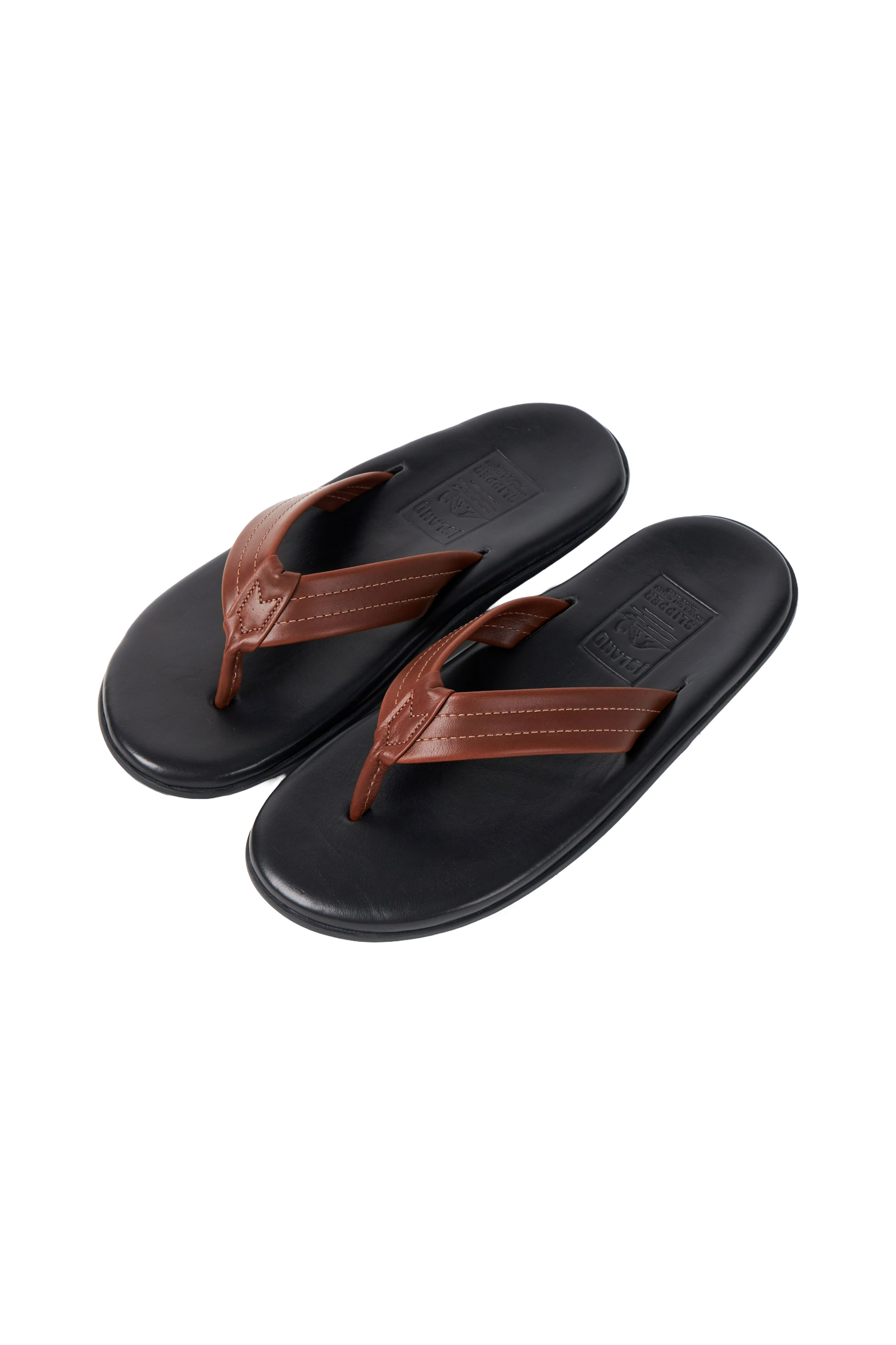 ISLAND SLIPPER × 2nd】ツートーンクロムエクセルレザーサンダル