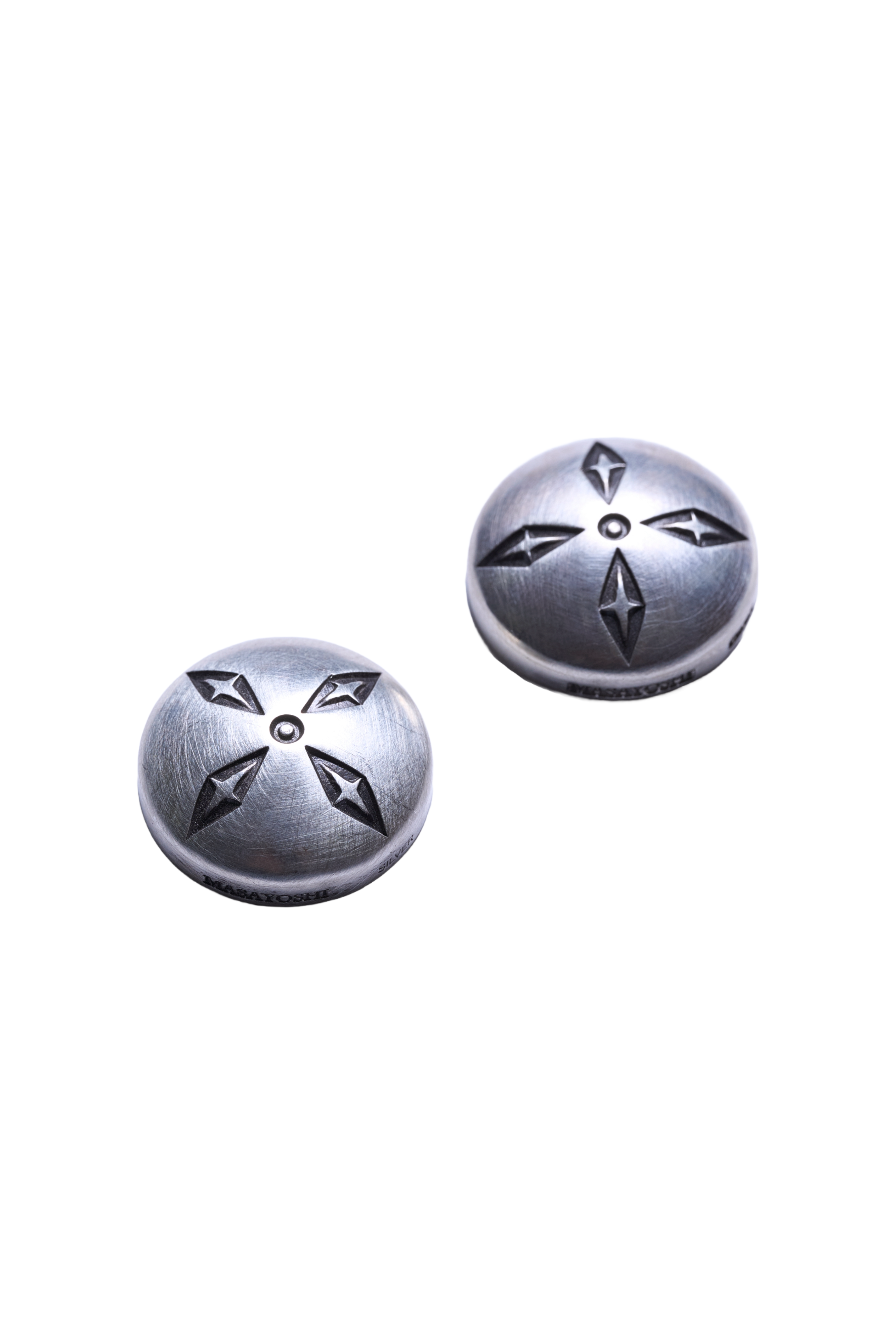 masayoshi シルバースナップボタン 2個セット MASAYOSHI silver シルバースナップボタン(スナップボタンの