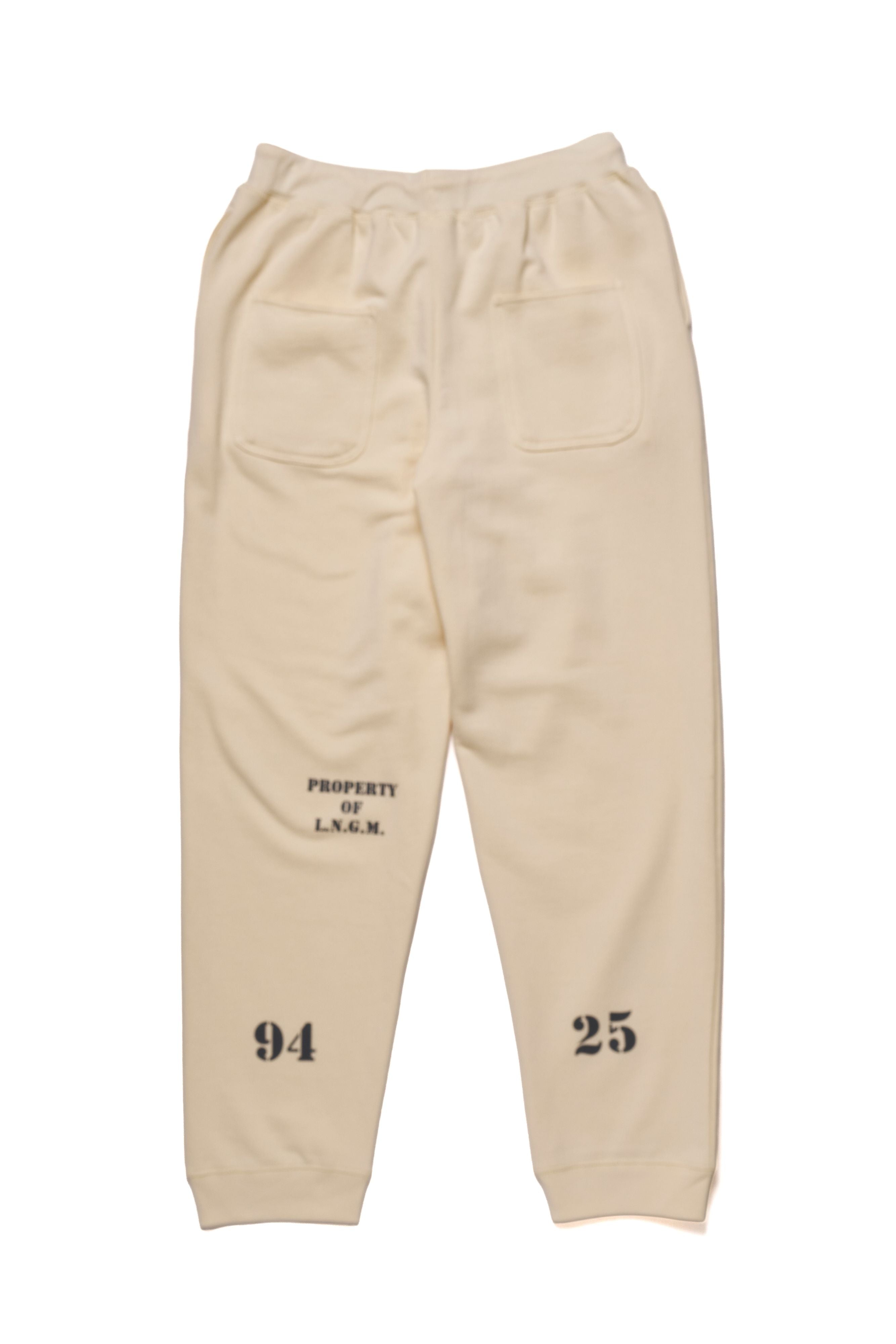 Lightning ミリタリースウェットパンツ　ナチュラル