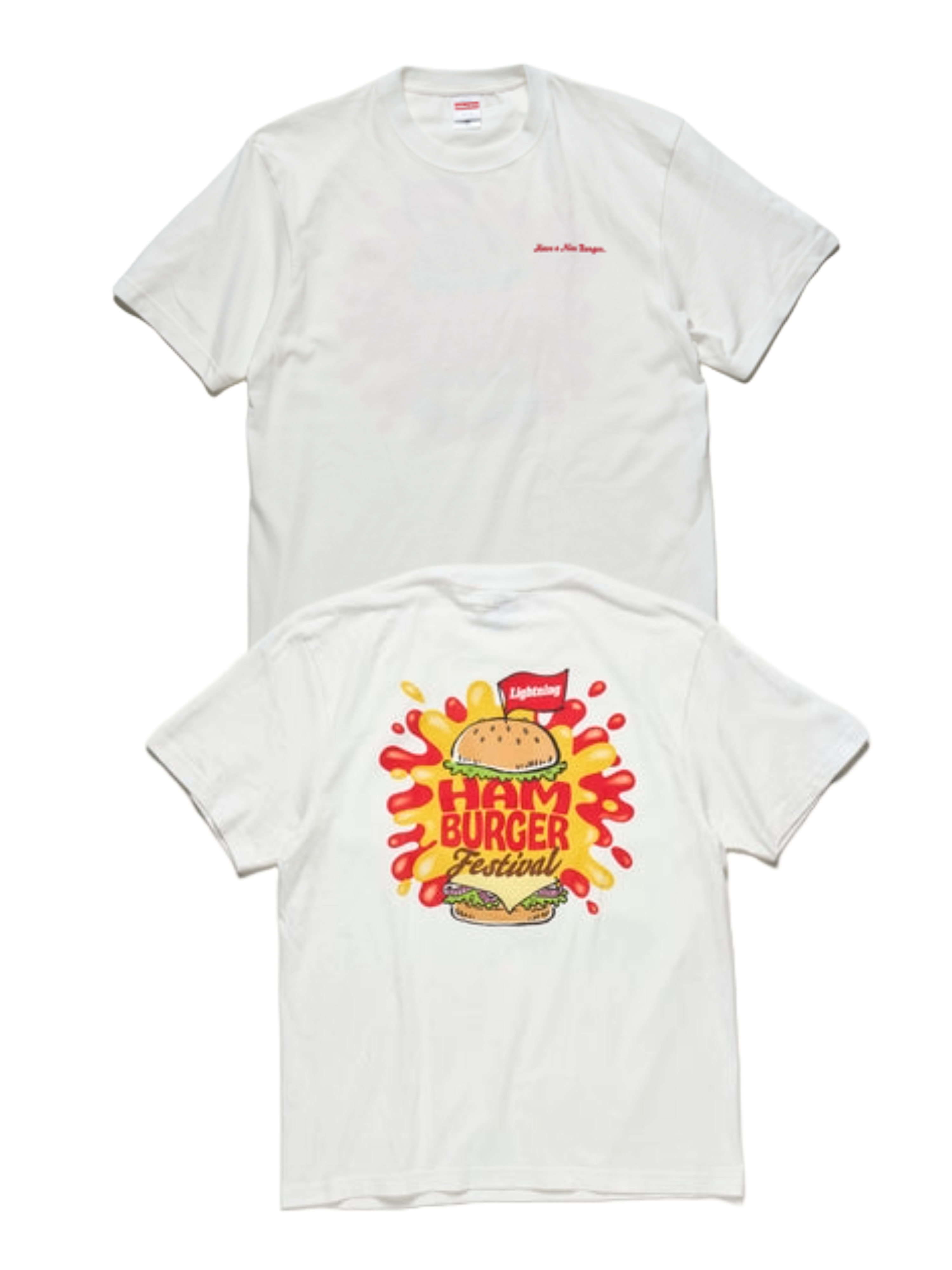 ハンバーガーフェス オリジナルTシャツ “Splatters”