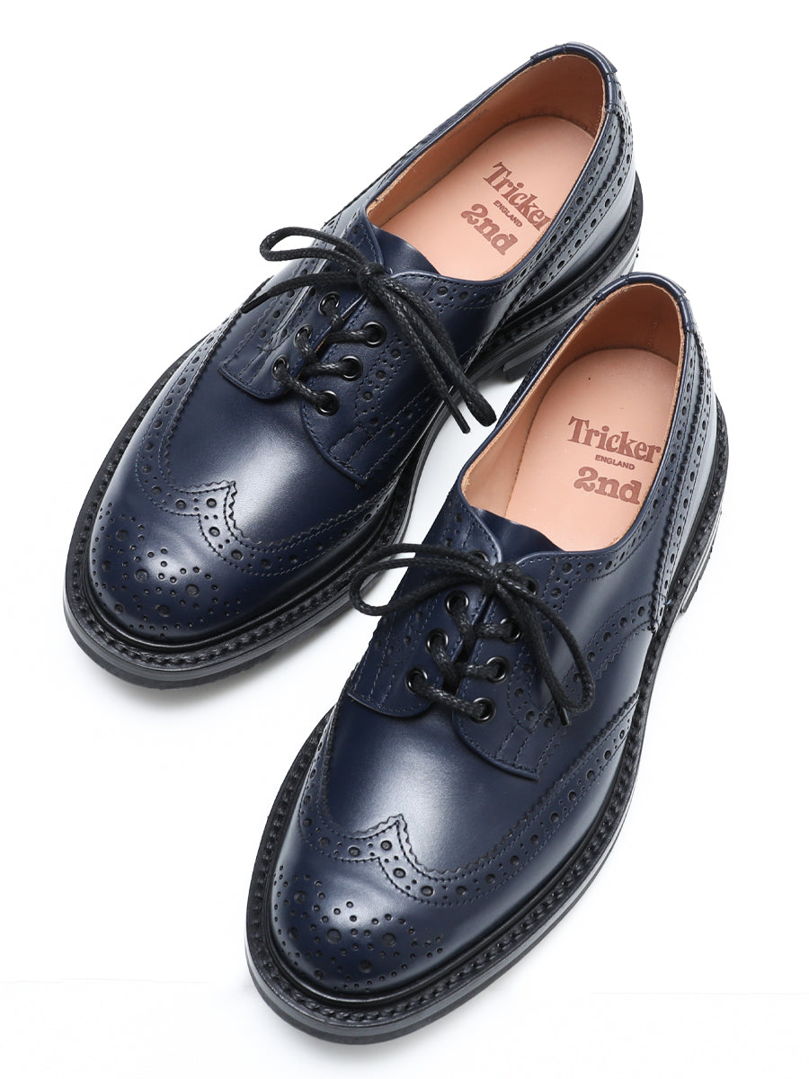 別注【Tricker’s × 2nd】「名品ネイビー」トリッカーズ不朽の名作 BOURTON（バートン） NAVY CALF【12月24日頃出荷】