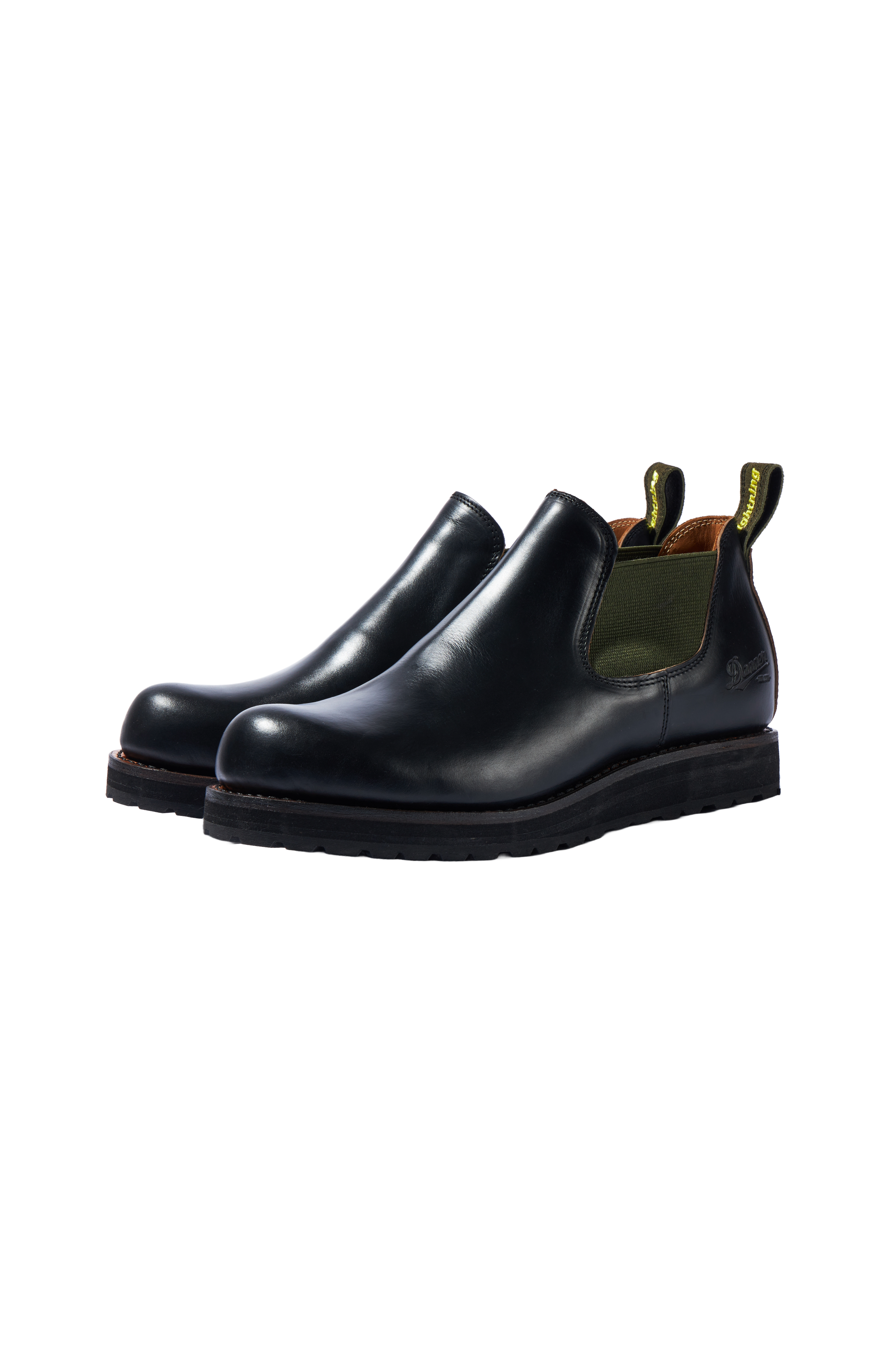Danner × lightning サイドゴアブーツ ブラック 25.5 Lightning30周年企画】Danner × Lightning サイドゴア ショート