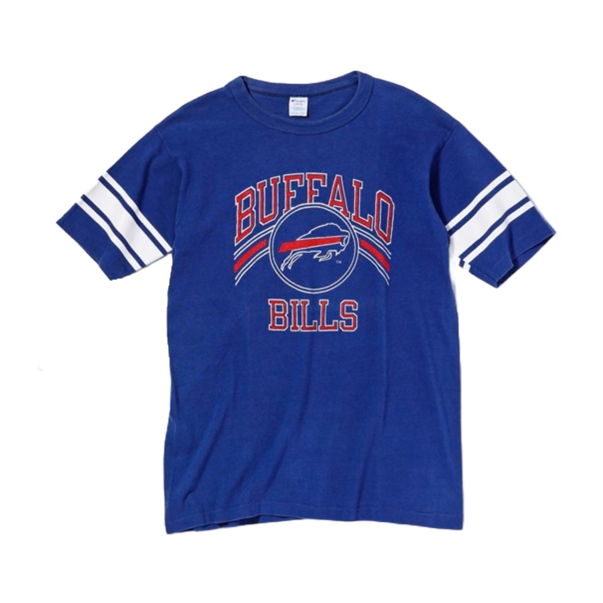 アメリカ製 バッファロービルズ レプリカゲームシャツ Made in USA 1980年代 Champion フットボールTシャツ バッファロー・ビルズ