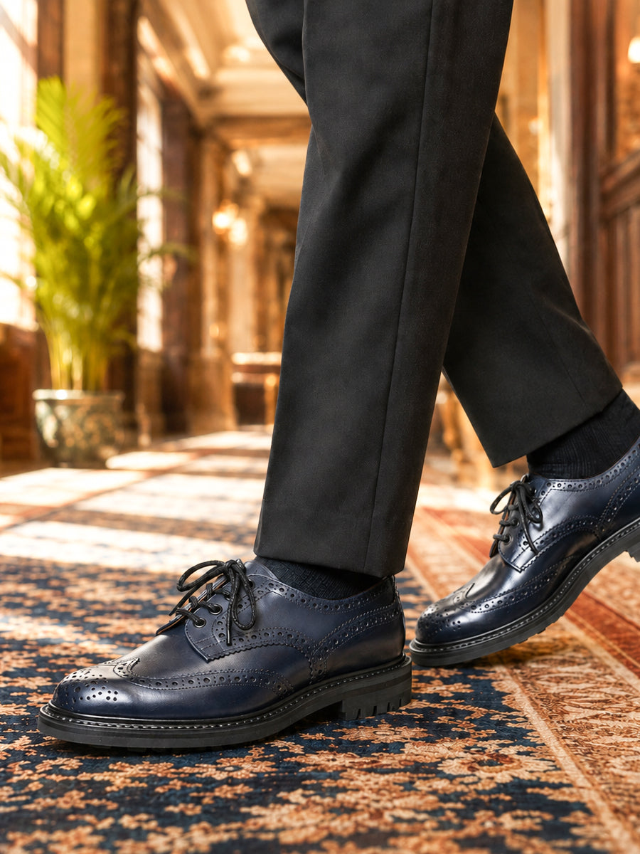 別注【Tricker’s × 2nd】「名品ネイビー」トリッカーズ不朽の名作 BOURTON（バートン） NAVY CALF【2027年1月25日頃出荷】