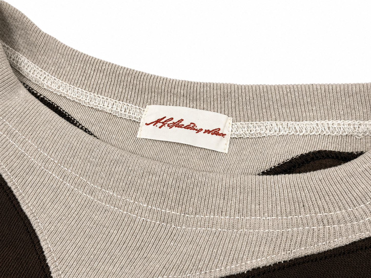 A.G.SPALDING ＆ BROS × 2nd 別注2トーン フットボールスウェットシャツ【12月23日頃出荷】
