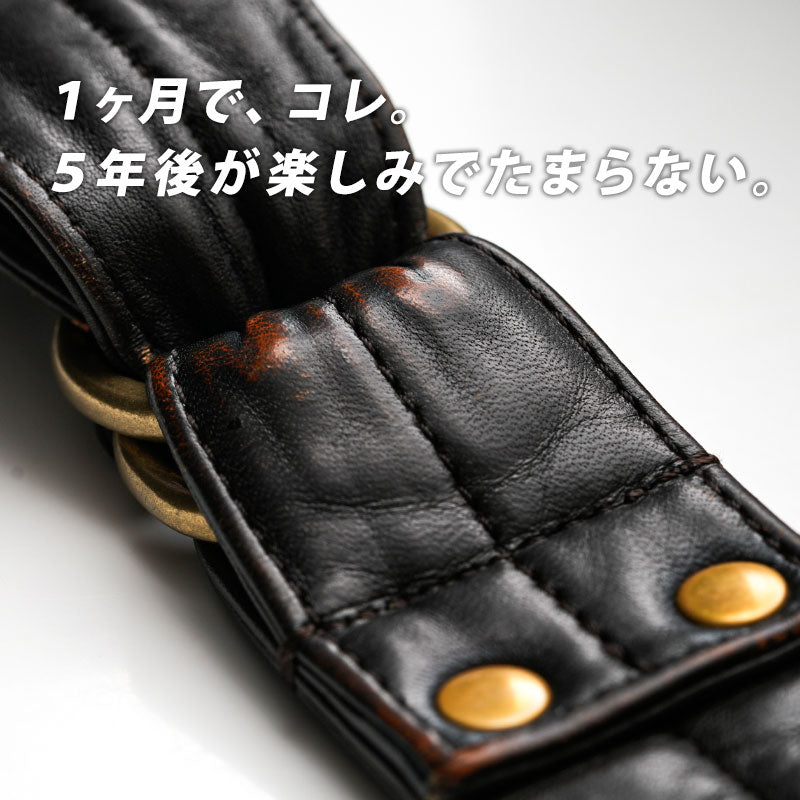 池田工芸 × Lightning 「赤茶芯」ホースハイド バディバッグ【8月21日頃出荷】