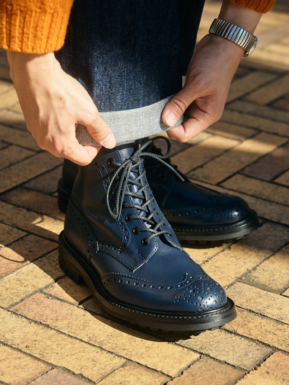 【Tricker’s × 2nd】STOW NAVY CALF【8月20日頃出荷】
