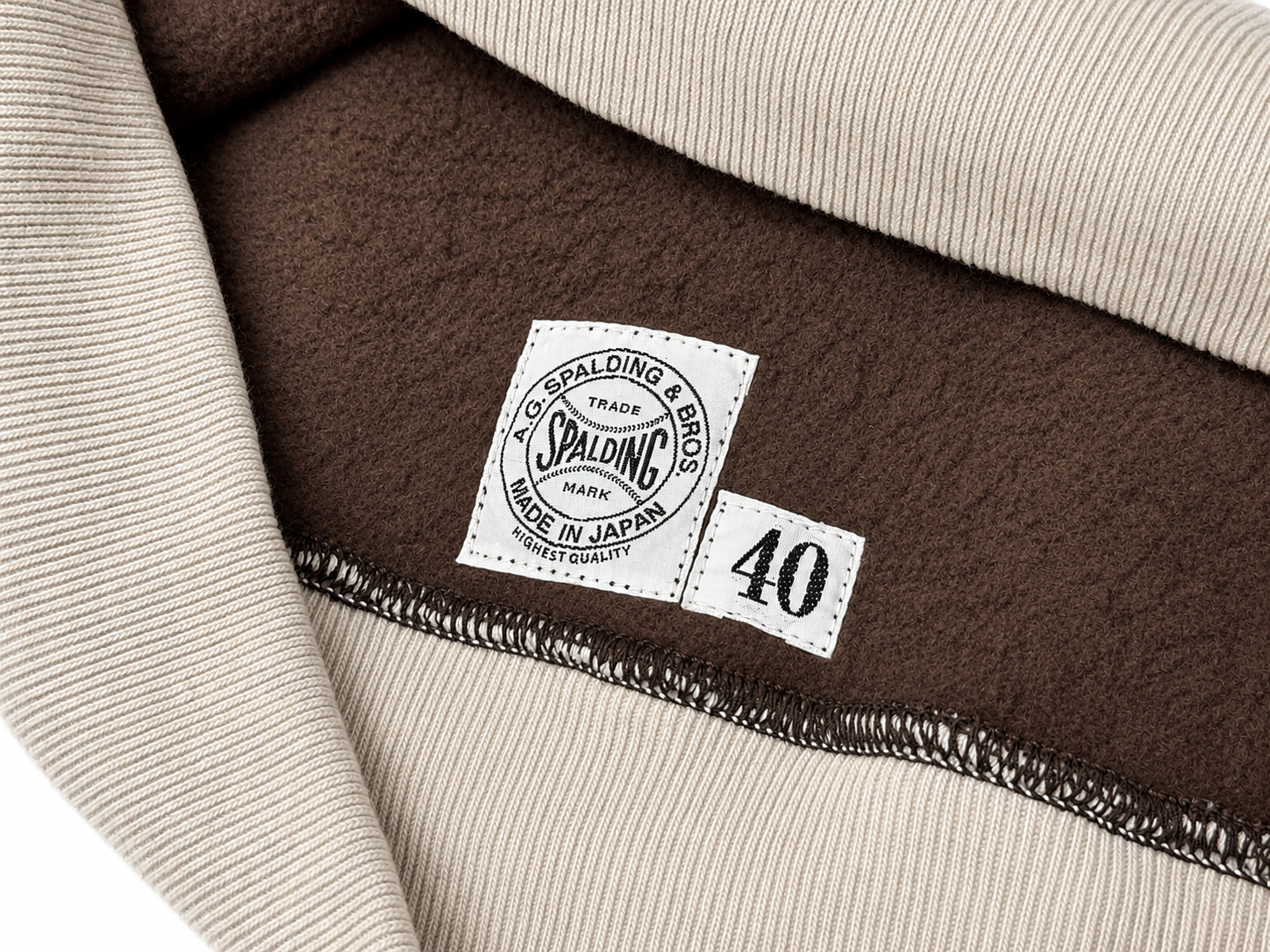 A.G.SPALDING ＆ BROS × 2nd 別注2トーン フットボールスウェットシャツ【12月23日頃出荷】