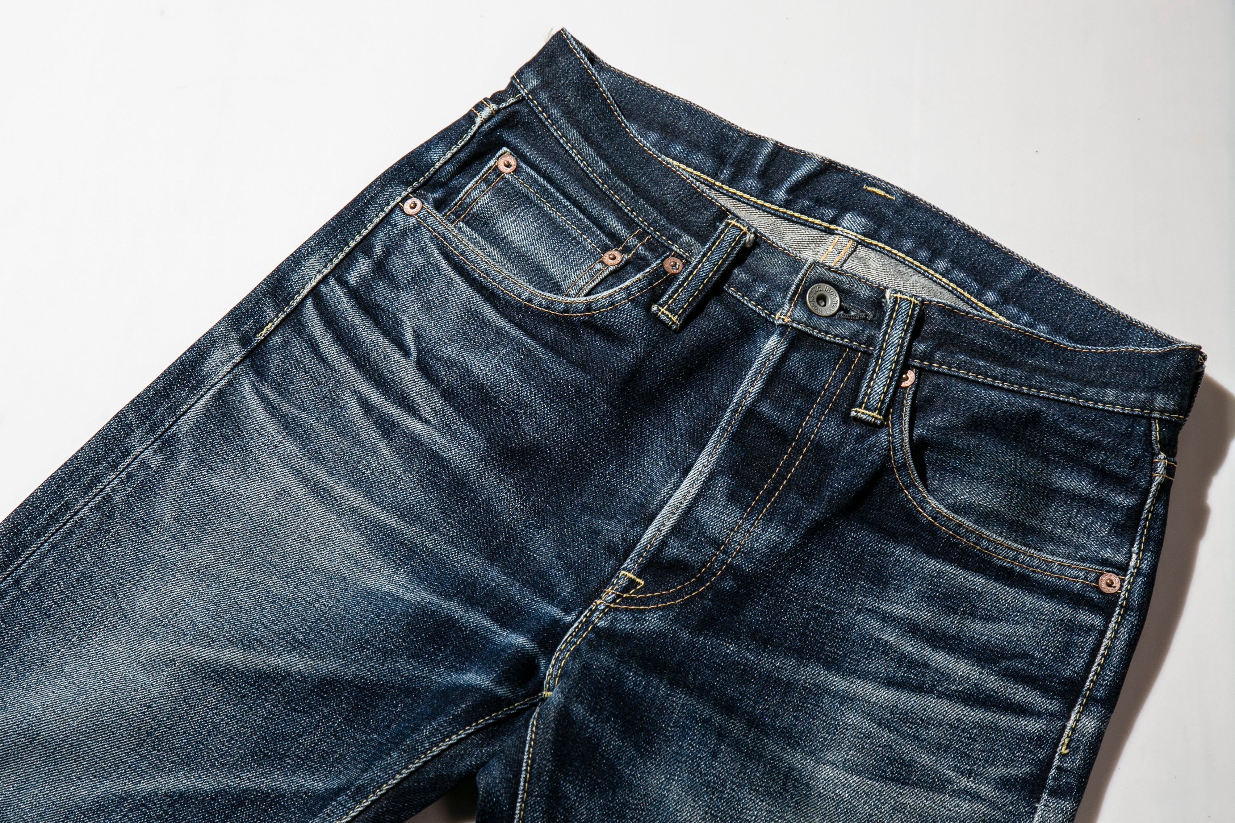 IRON HEART × CLUB HARLEY 14ozセルビッチデニム ブーツカットジーンズ