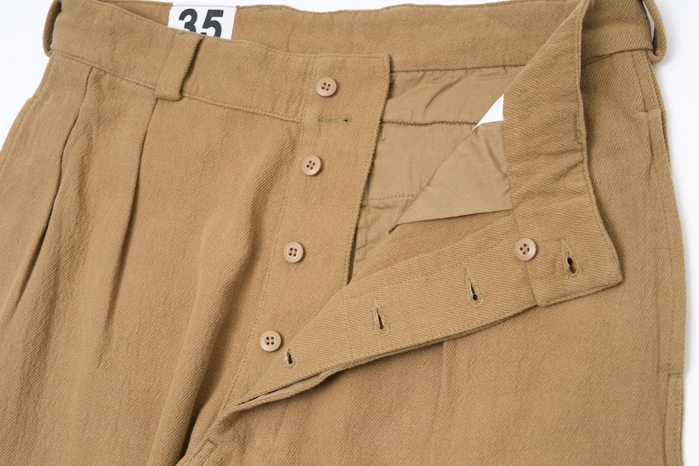 Waiper×2nd M-52 コットンリネントラウザー