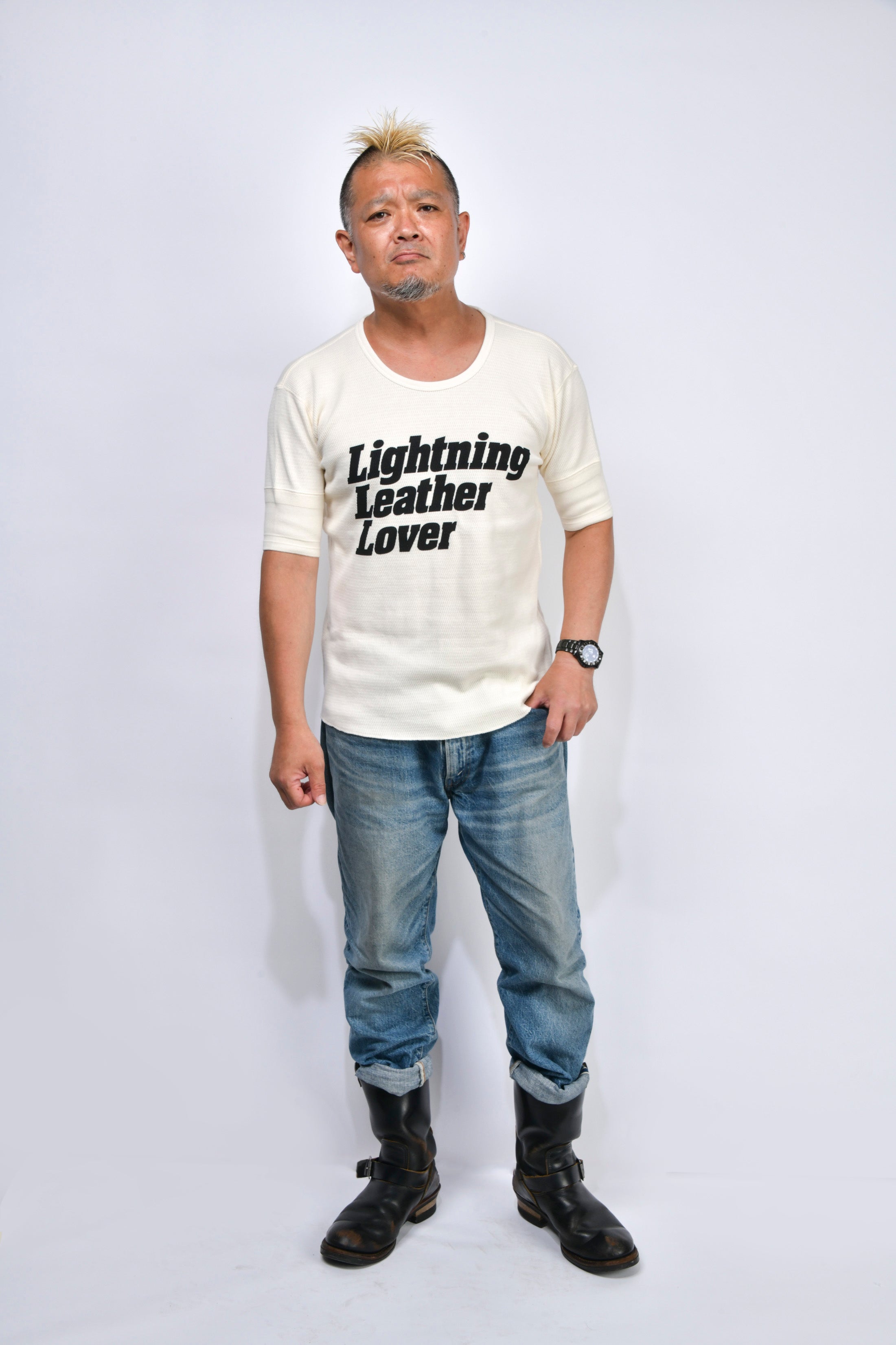 Lightning Leather Lover Tシャツ ハニカムサーマル