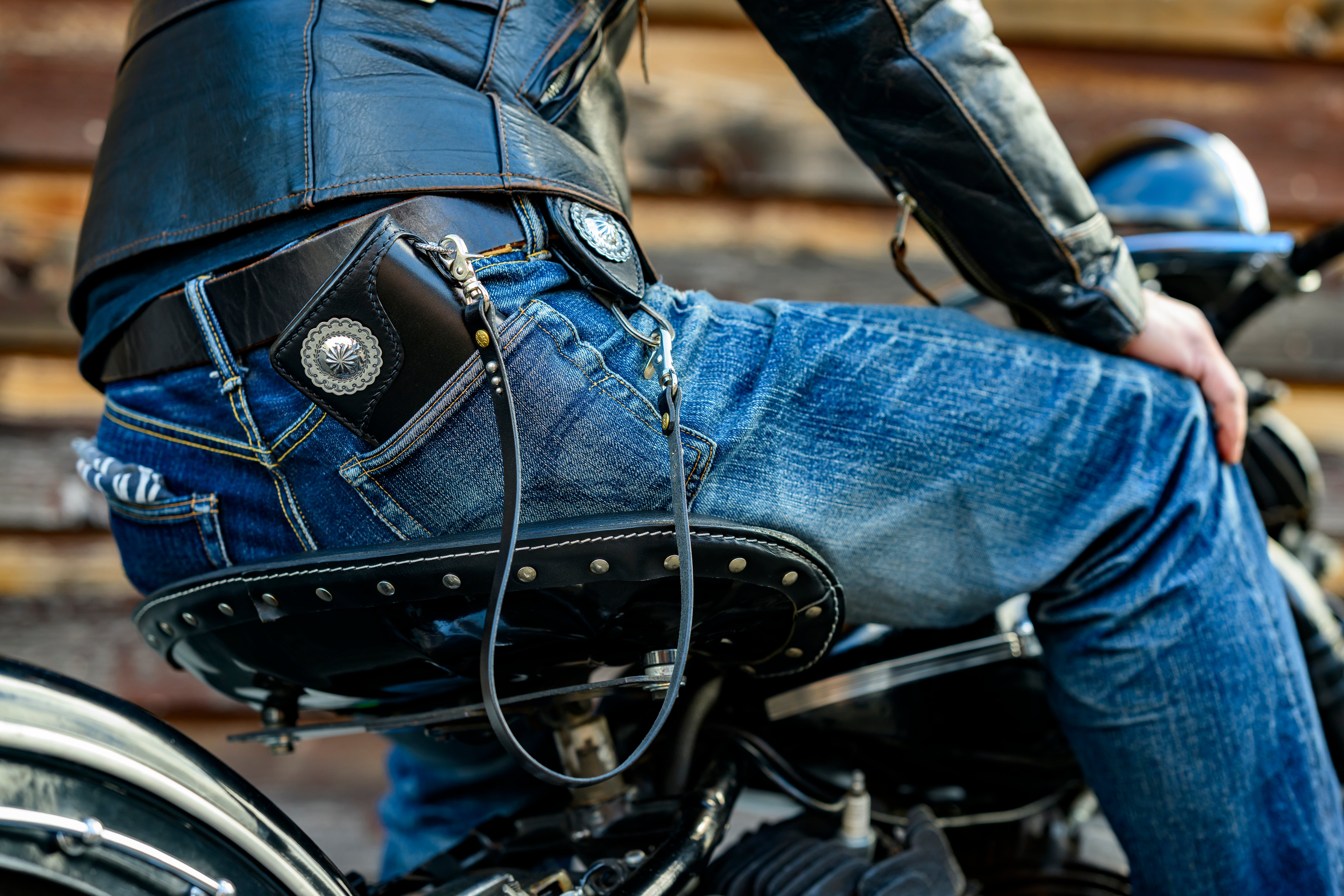 フラットヘッド　ロングウォレット THE FLAT HEAD×CLUB HARLEY 別注ロングウォレット【11月30日頃出荷】