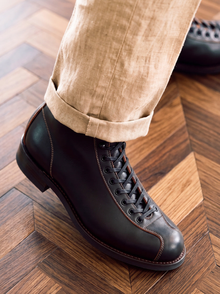 別注【Lightning × The 2 Monkeys】RANDONNÈE（ランドネ） 茶芯 leather boots 【5月17日頃出荷】