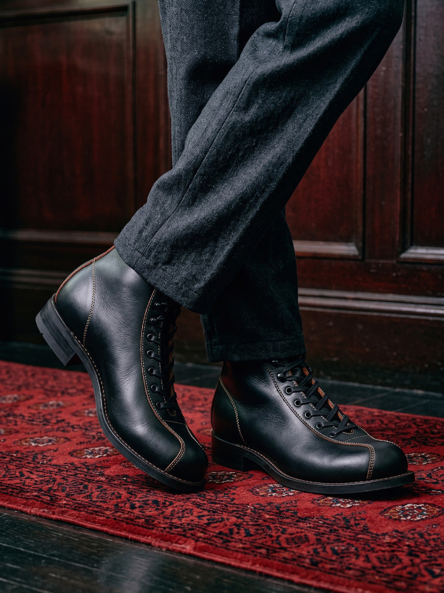 別注【Lightning × The 2 Monkeys】RANDONNÈE（ランドネ） 茶芯 leather boots 【5月17日頃出荷】
