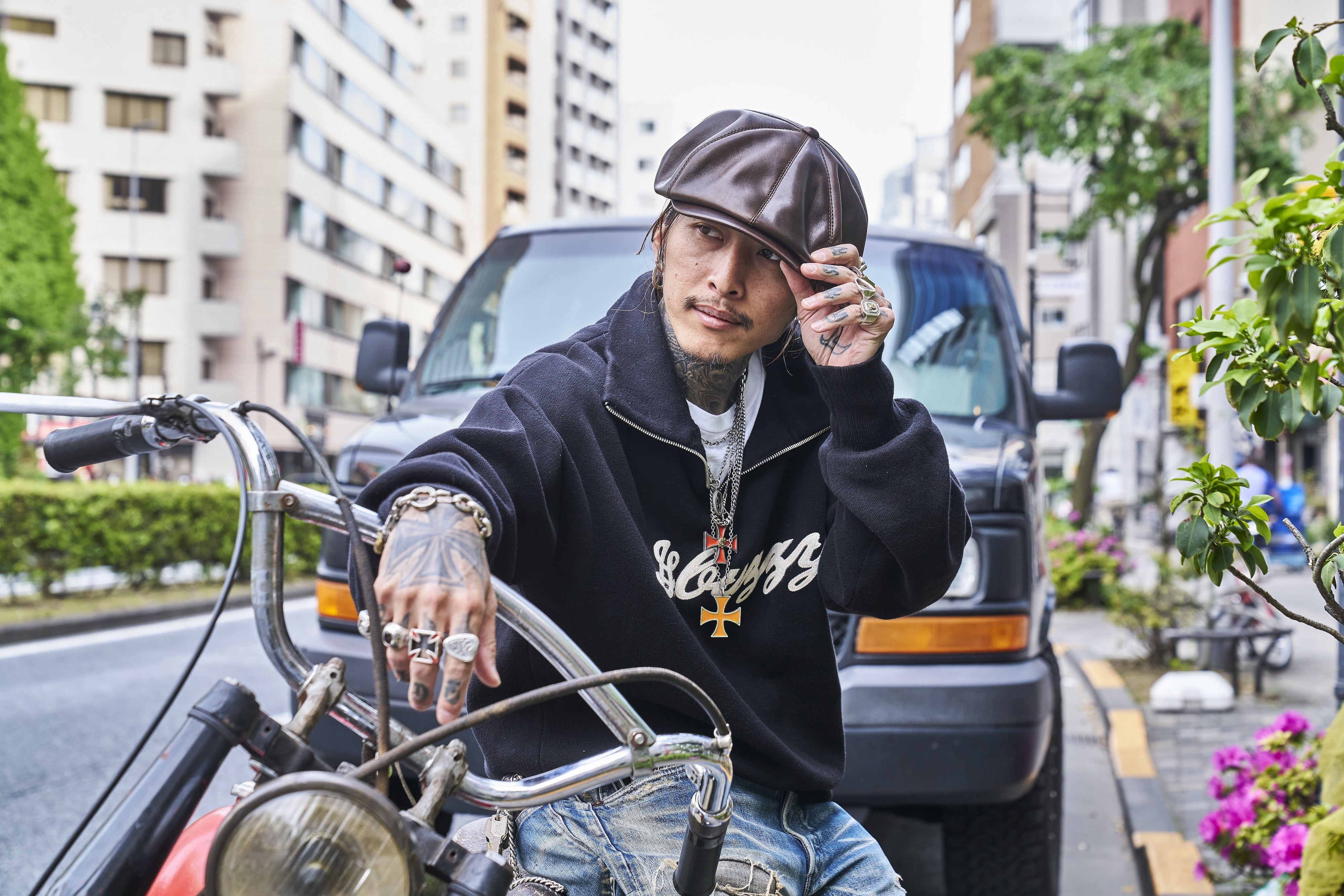 BRUNEL&Co. HATMAKERS × 新喜皮革 × モヒカン小川 ホースハイドキャスケット
