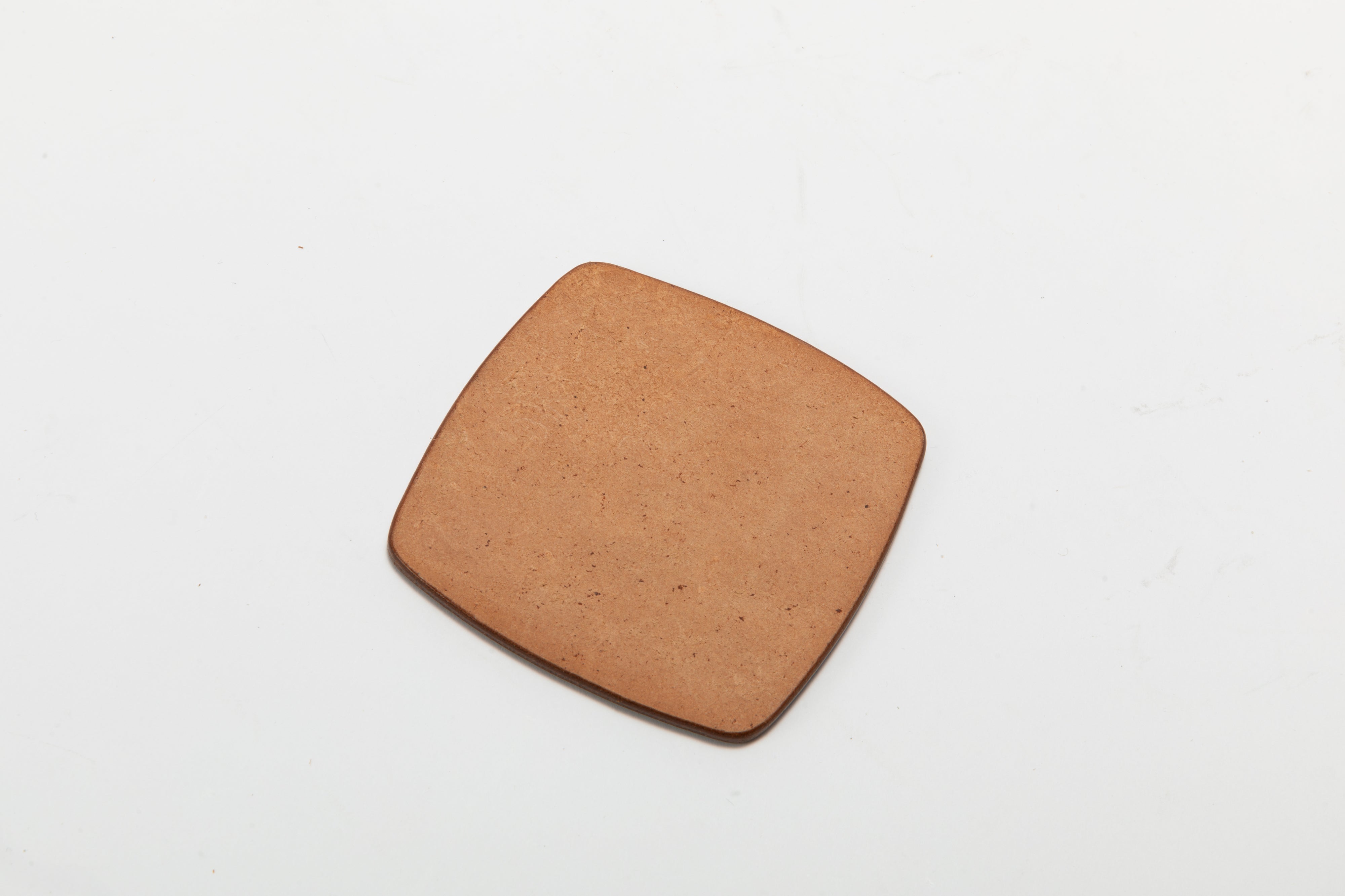 LEATHER WORKS BROTHER LEATHER COASTER(サンプル品) 生成り