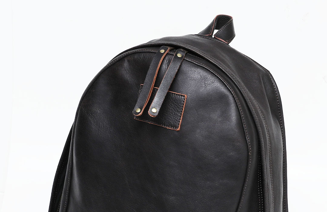 【別注】濱野家 × Lightning　背中で語る名品。茶芯フルレザーのバックパック（約33L）【9月16日頃出荷】