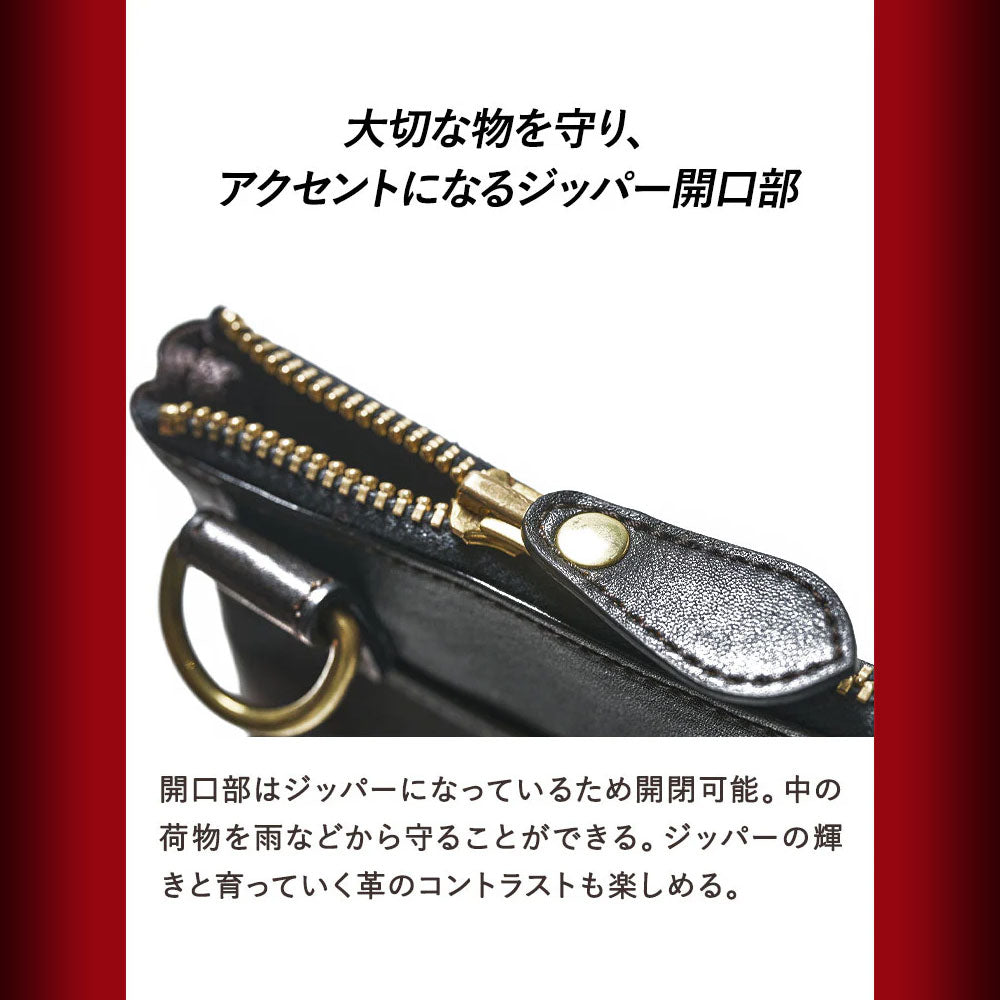 池田工芸 × Lightning 純国産「茶芯」ホースハイド T-Core Leather Lover Helmet Bag【公式オンライン限定】【8月24日頃出荷】