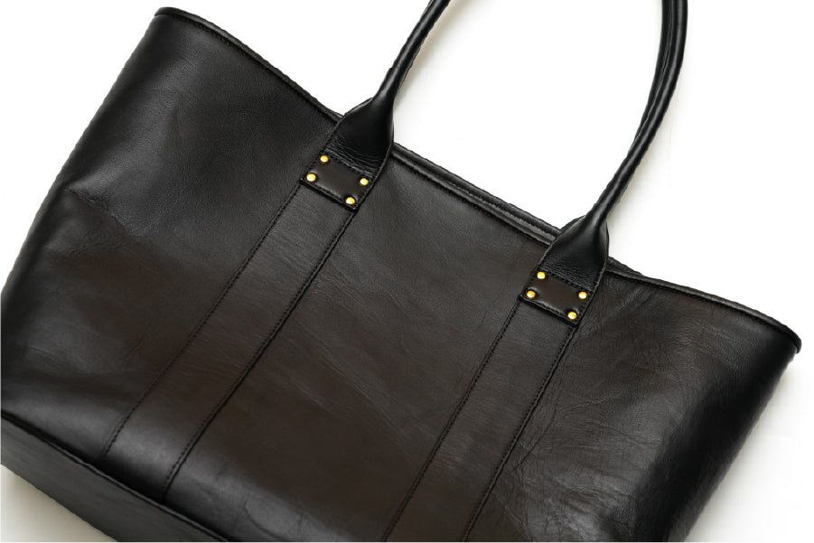 池田工芸 × Lightning T-core Leather Lover Tote Bag 茶芯ホースハイドビッグトート【11月9日頃出荷】