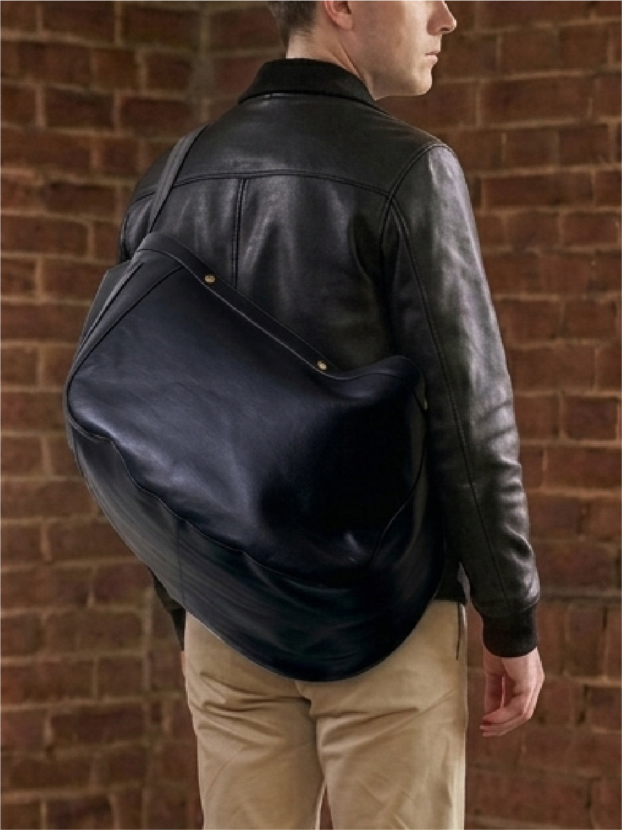 池田工芸 × Lightning T-core Leather Lover Bag 茶芯ニュースペーパーバッグ【9月28日頃出荷】