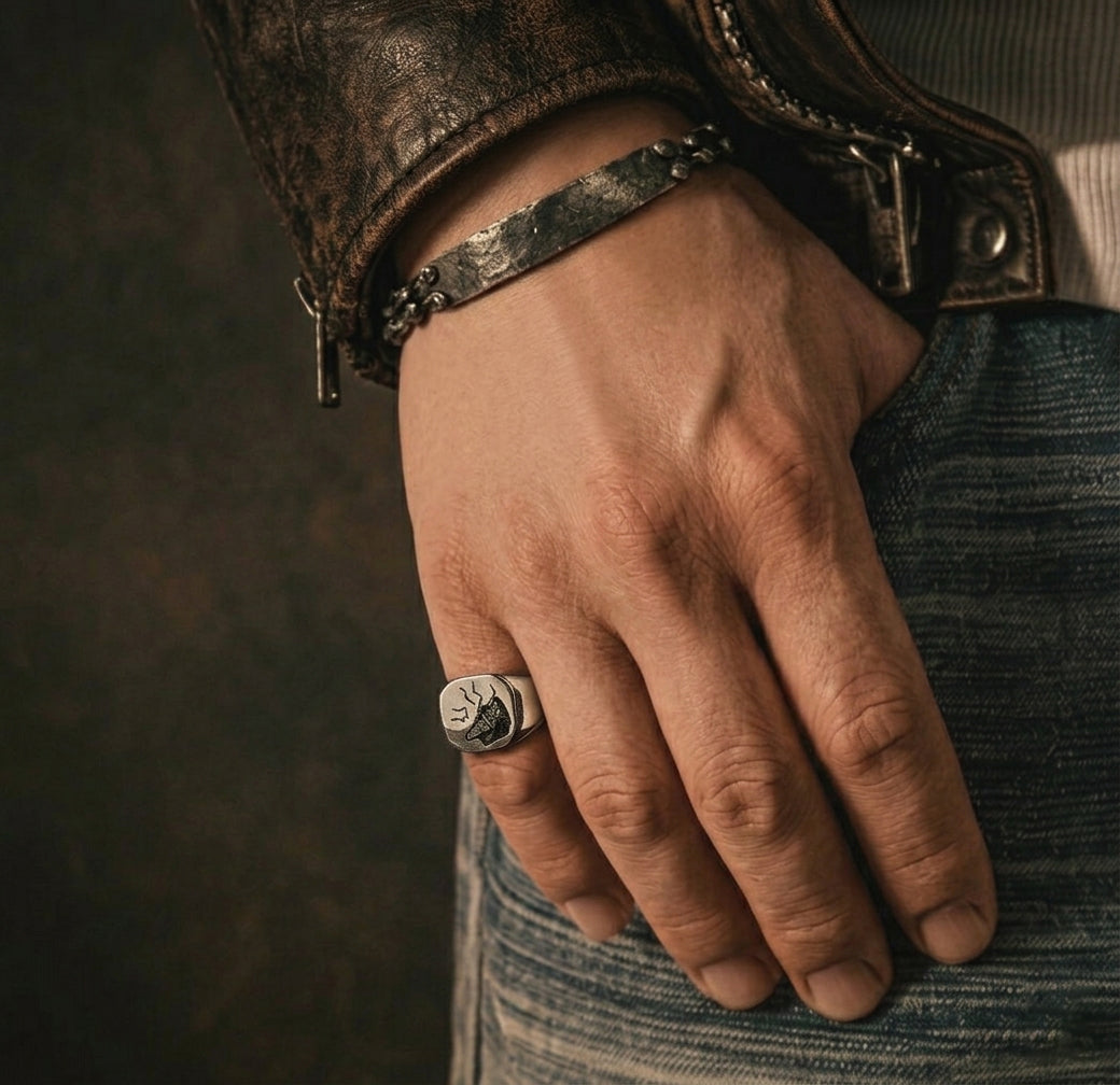 Shooting Star Signet Ring “METEOR”【10月23日頃出荷】