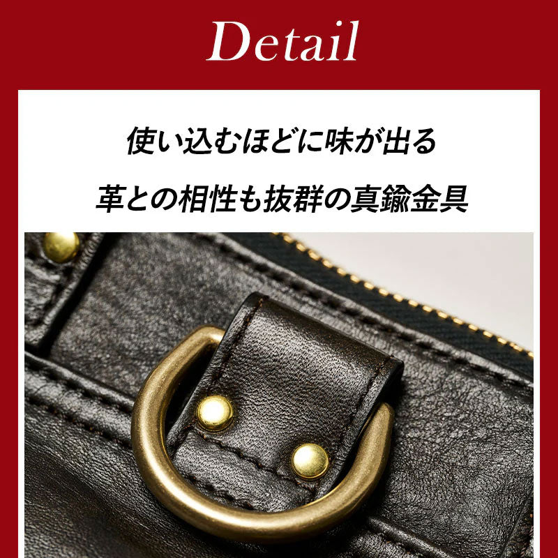 池田工芸 × Lightning 純国産「茶芯」ホースハイド T-Core Leather Lover Minimet Bag【公式オンライン限定】【8月24日頃出荷】