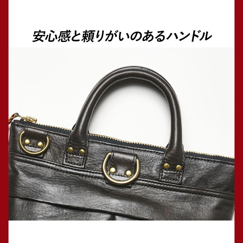 池田工芸 × Lightning 純国産「茶芯」ホースハイド T-Core Leather Lover Minimet Bag【公式オンライン限定】【8月24日頃出荷】