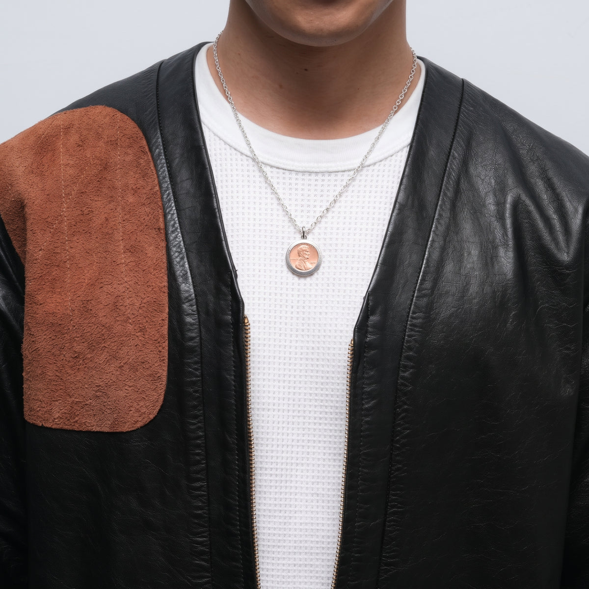 別注Lightning 【幸運のペニーに勝利の月桂樹を宿す シルバー925の「御守り」ネックレス】 THE LUCKY PENNY NECKLACE - ラッキーペニー ネックレス -【12月21日頃出荷】