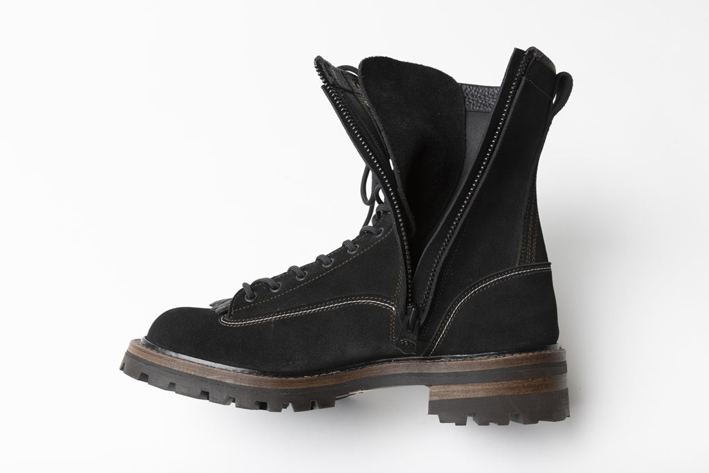 SPPN×CLUB HARLEY 8-inch lace boots