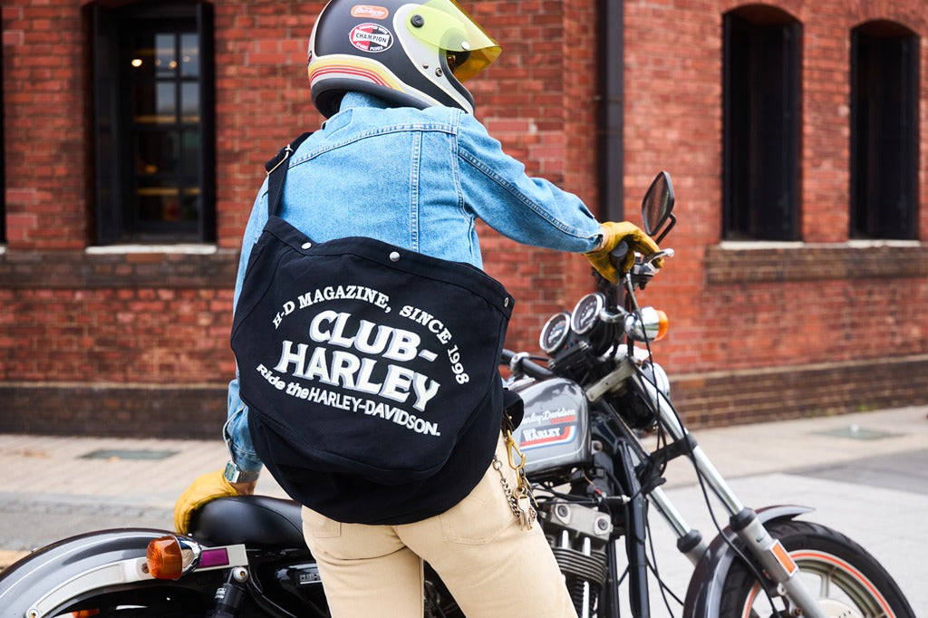 California Sportswear × CLUB HARLEY ニュースペーパーバッグ（ENGINE）