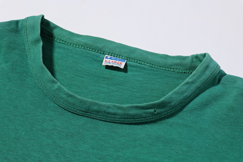 1970年代 Champion フットボールTシャツ グリーンウェイ