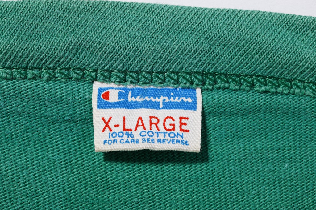 1970年代 Champion フットボールTシャツ グリーンウェイ